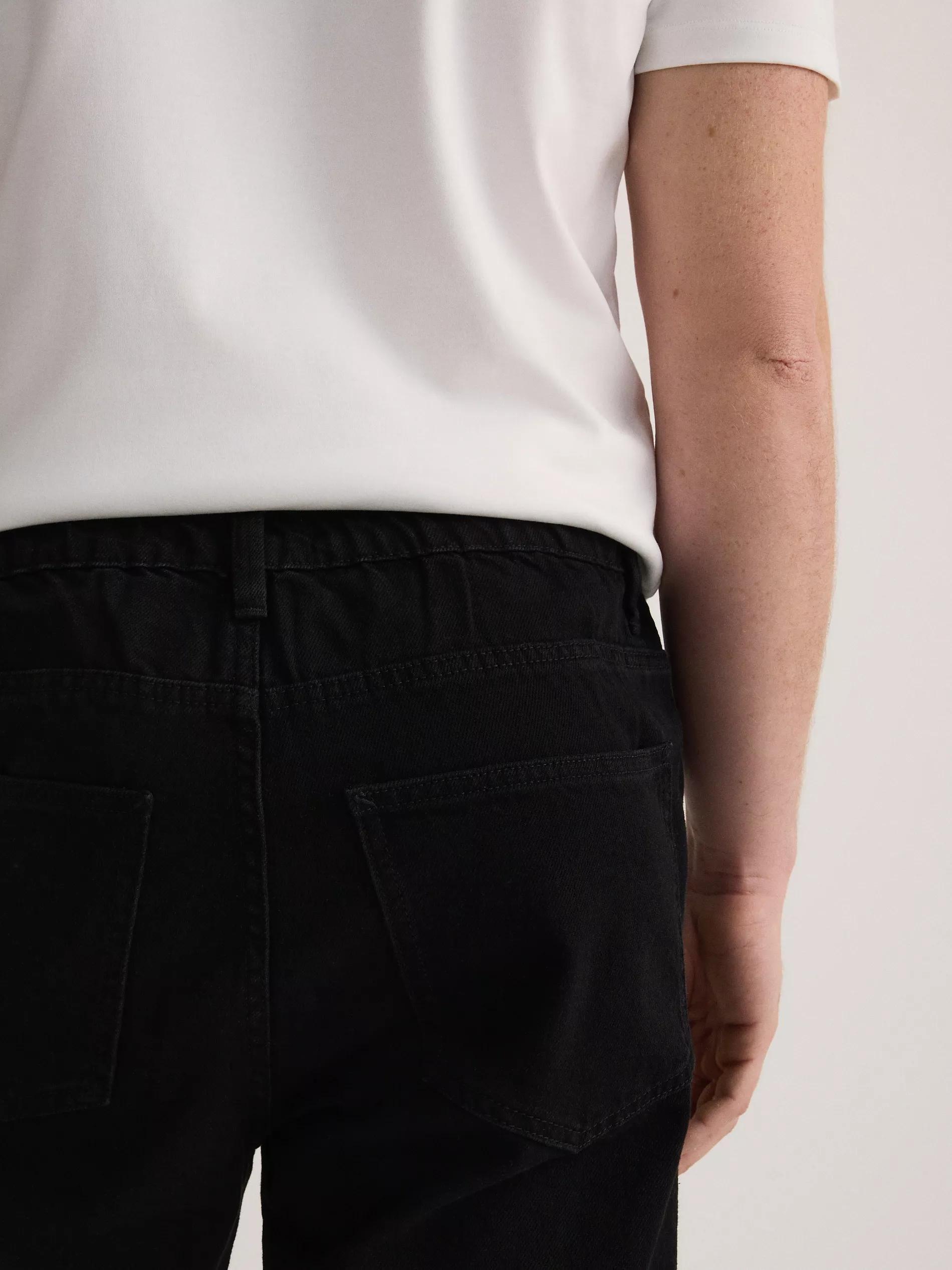 Black Carrot Fit Jeans, , large image number 4