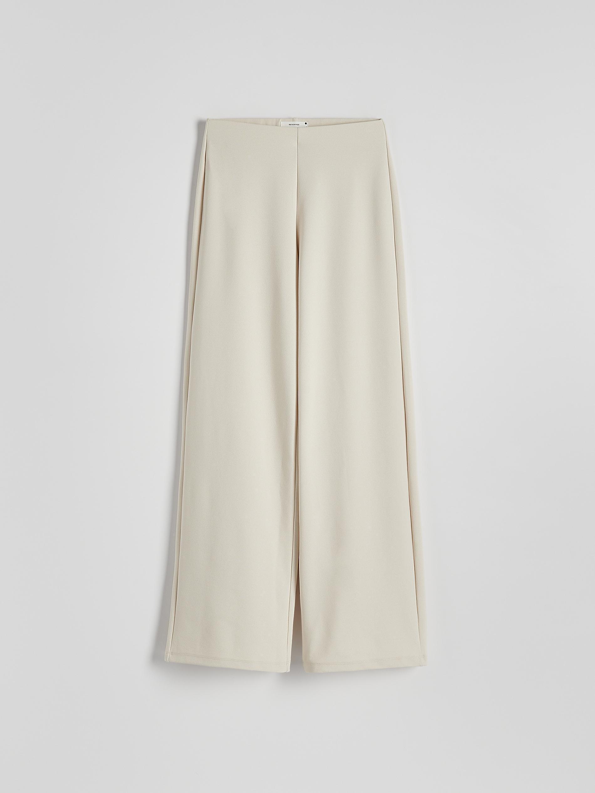 Nude Wide Leg Trousers, , large image number 5