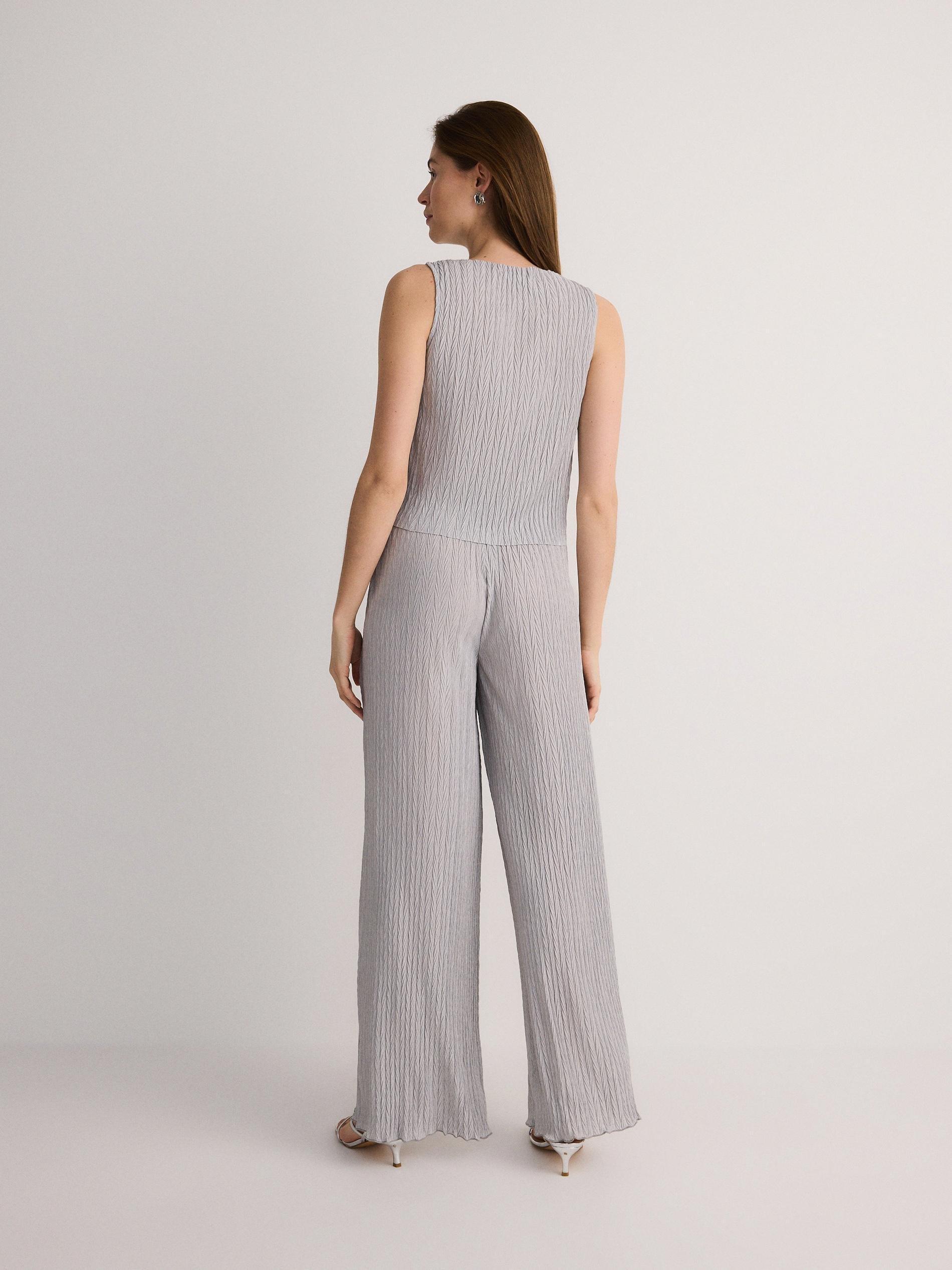 Grey Structural Jersey Trousers, , large image number 5