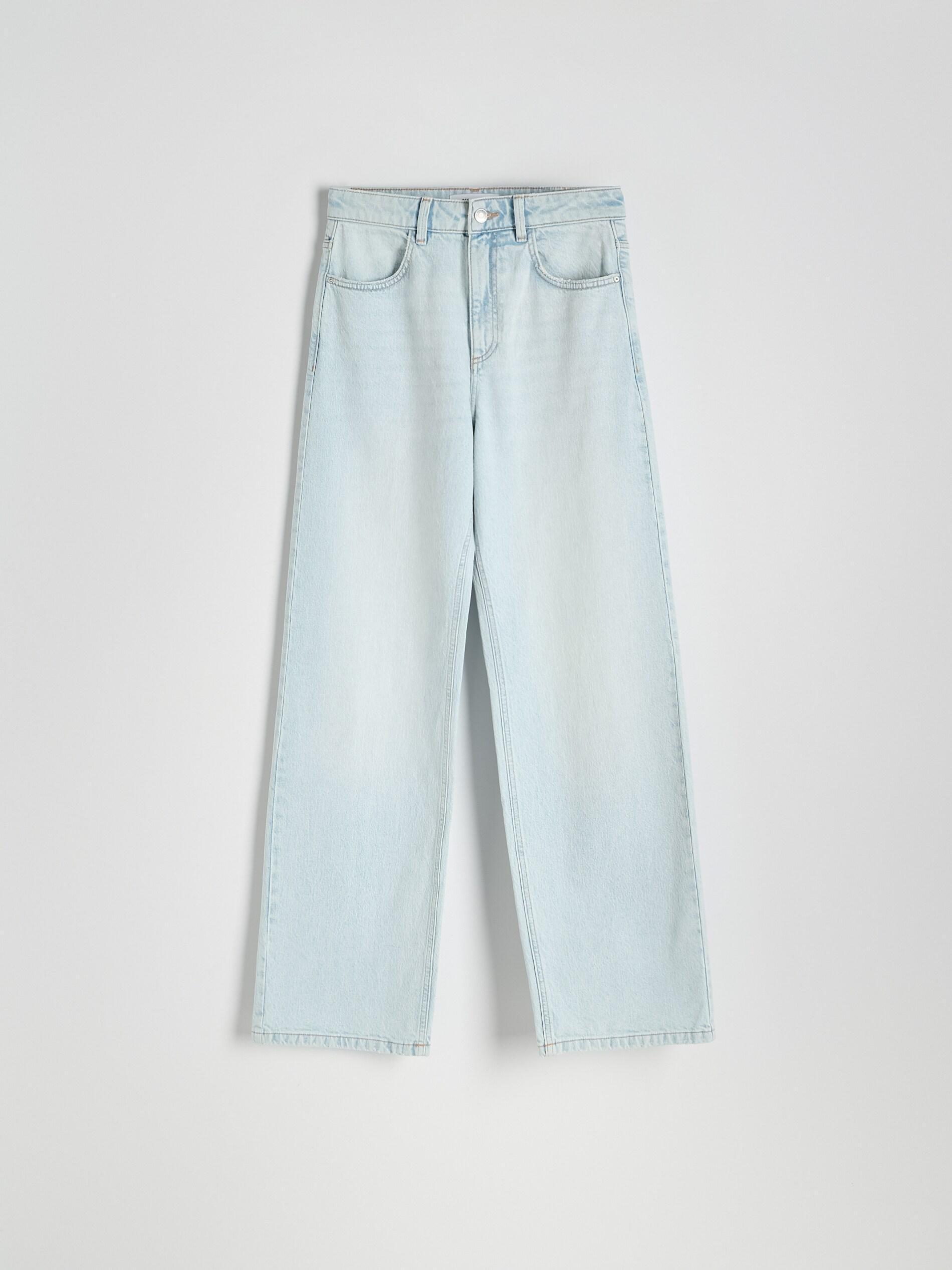 Blue Wide-Leg Fit Jeans, Blue, medium