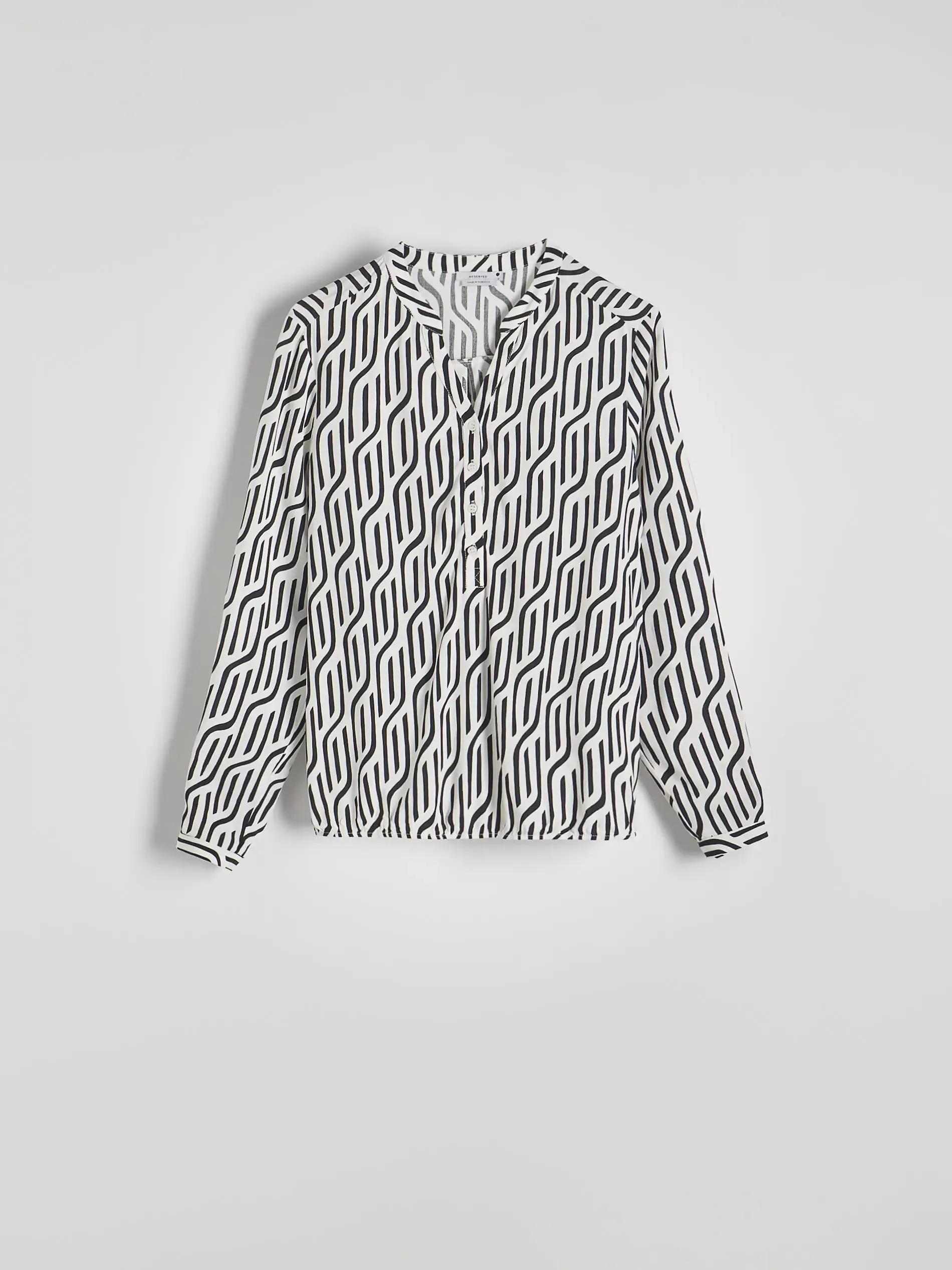 Black Viscose Blouse, , large image number 7