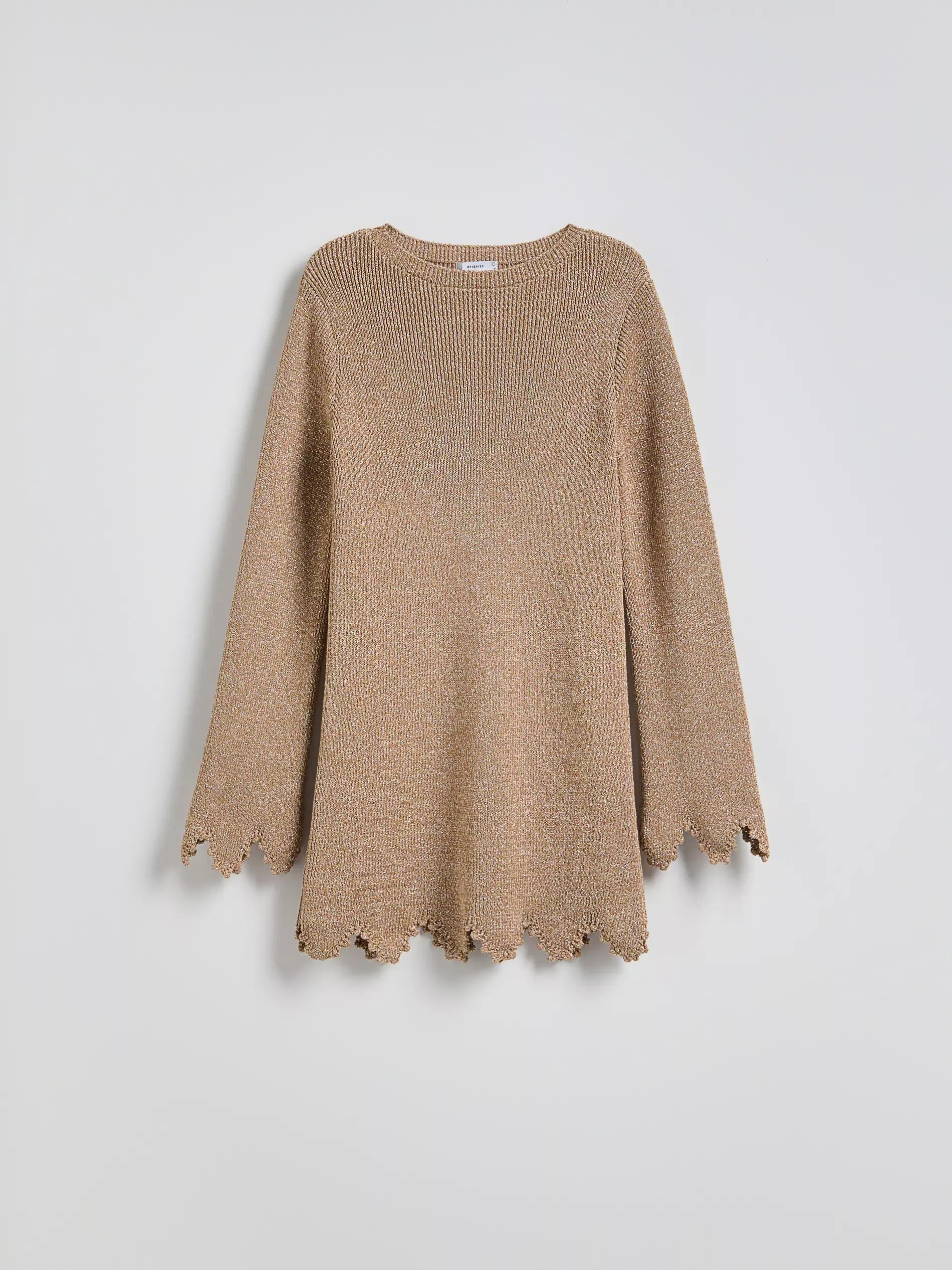 GOLDEN Jersey mini dress, Golden, large image number 5