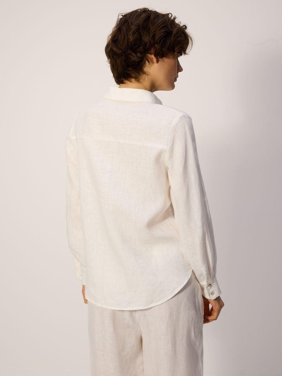 White Linen Shirt, , large image number 2