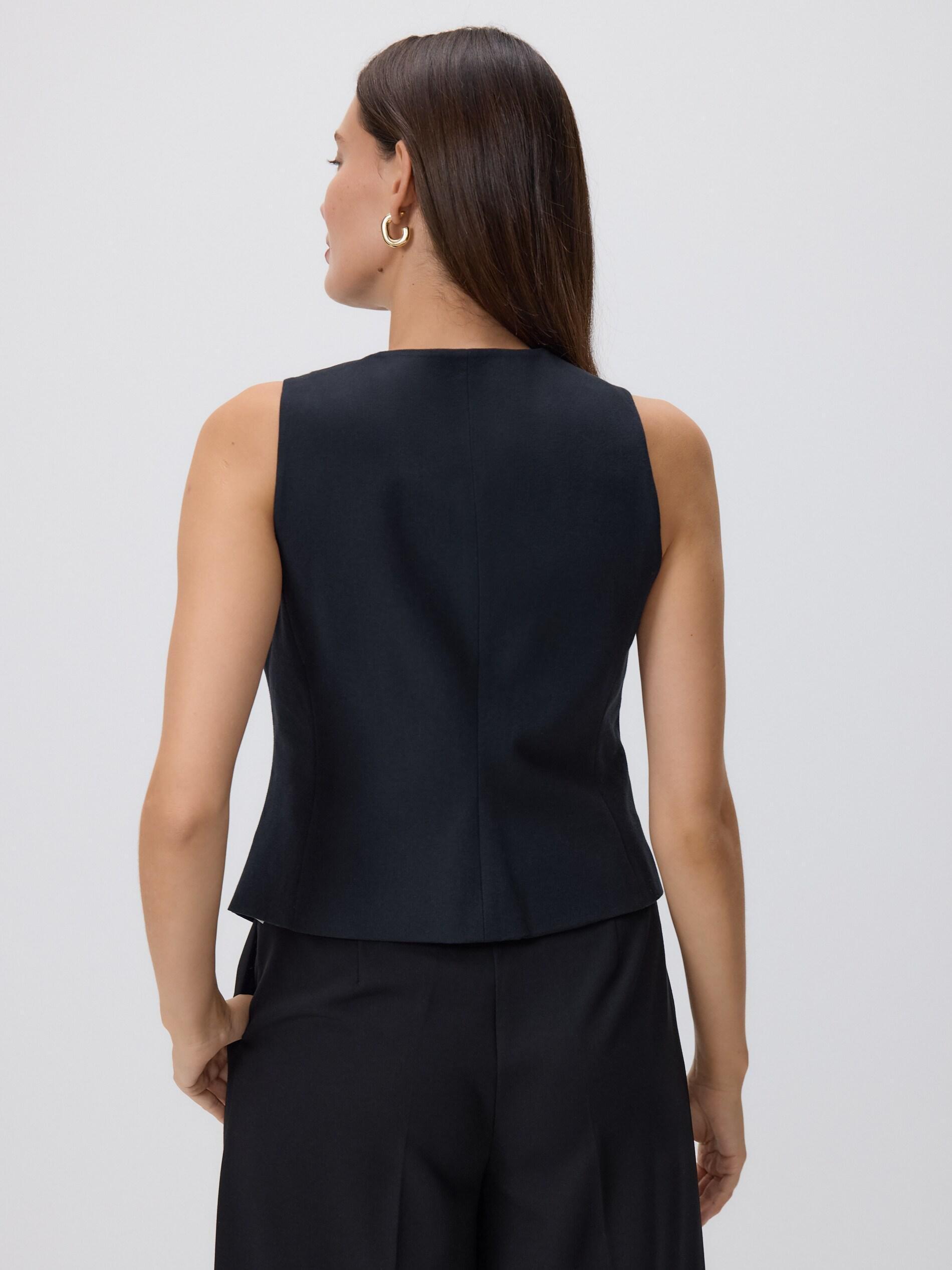 Black Vest, Black, large image number 3