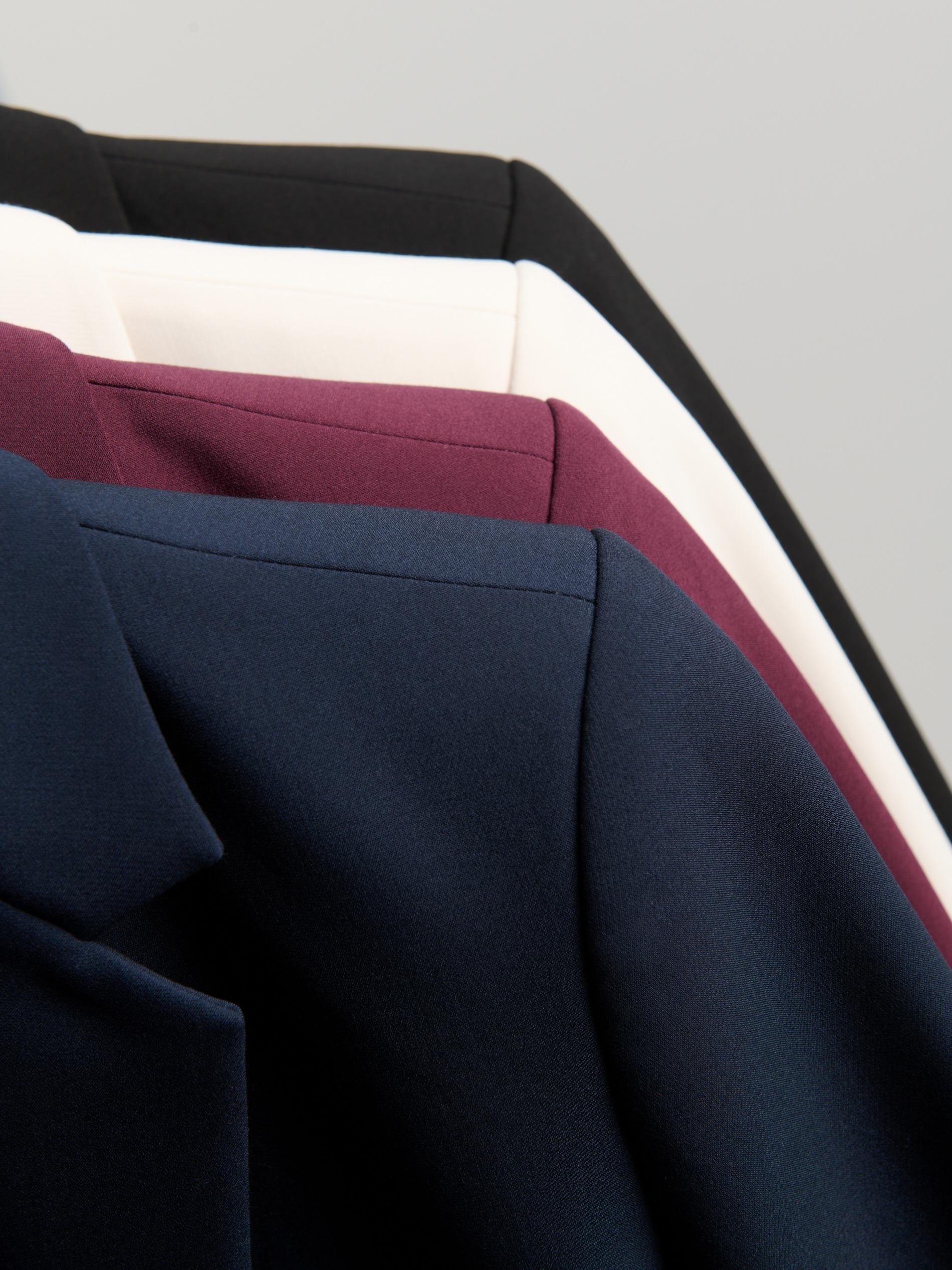 Burgundy Single-Breasted Blazer, , large image number 2
