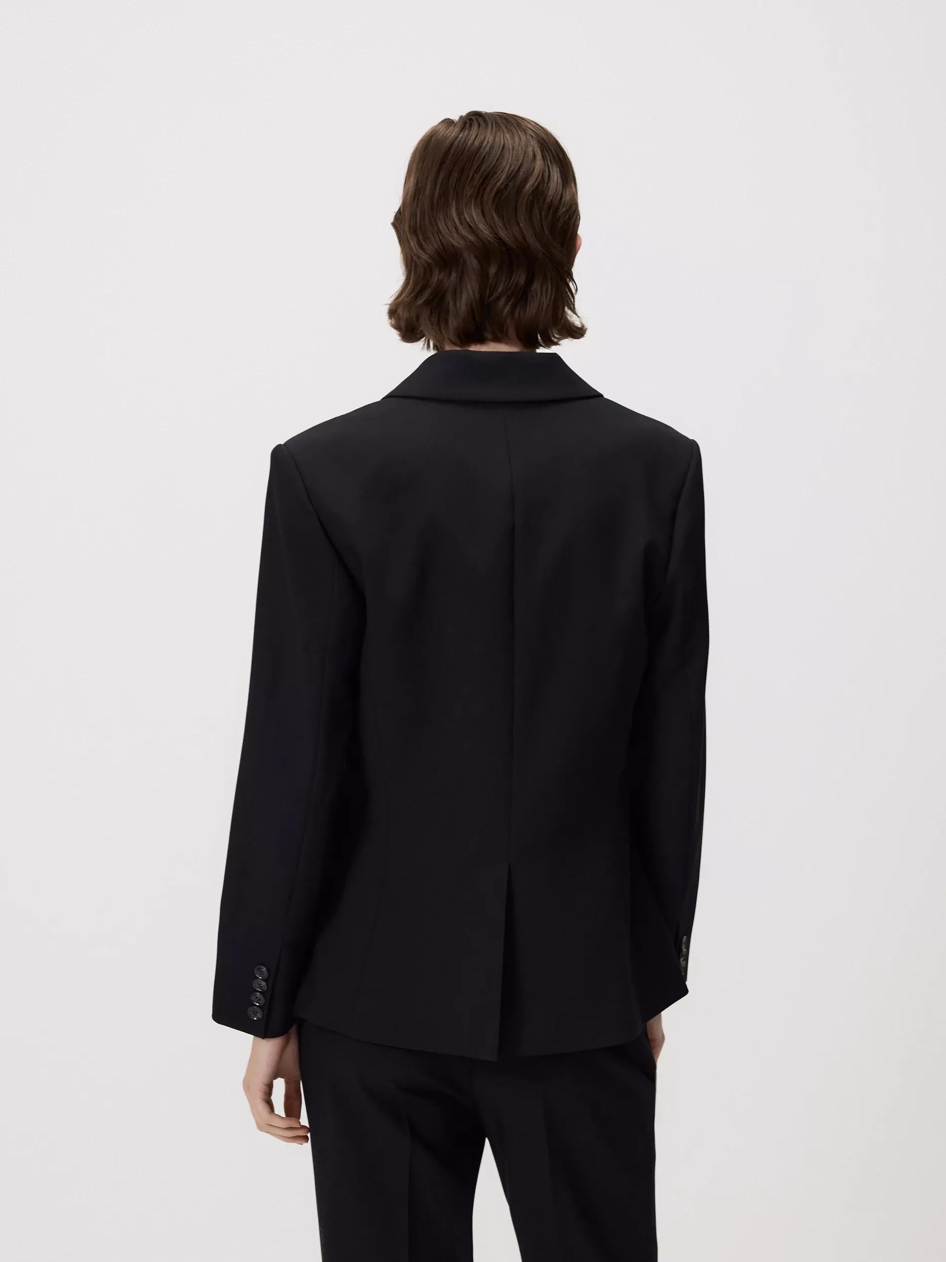 Black Single-Breasted Blazer, Black, large image number 3