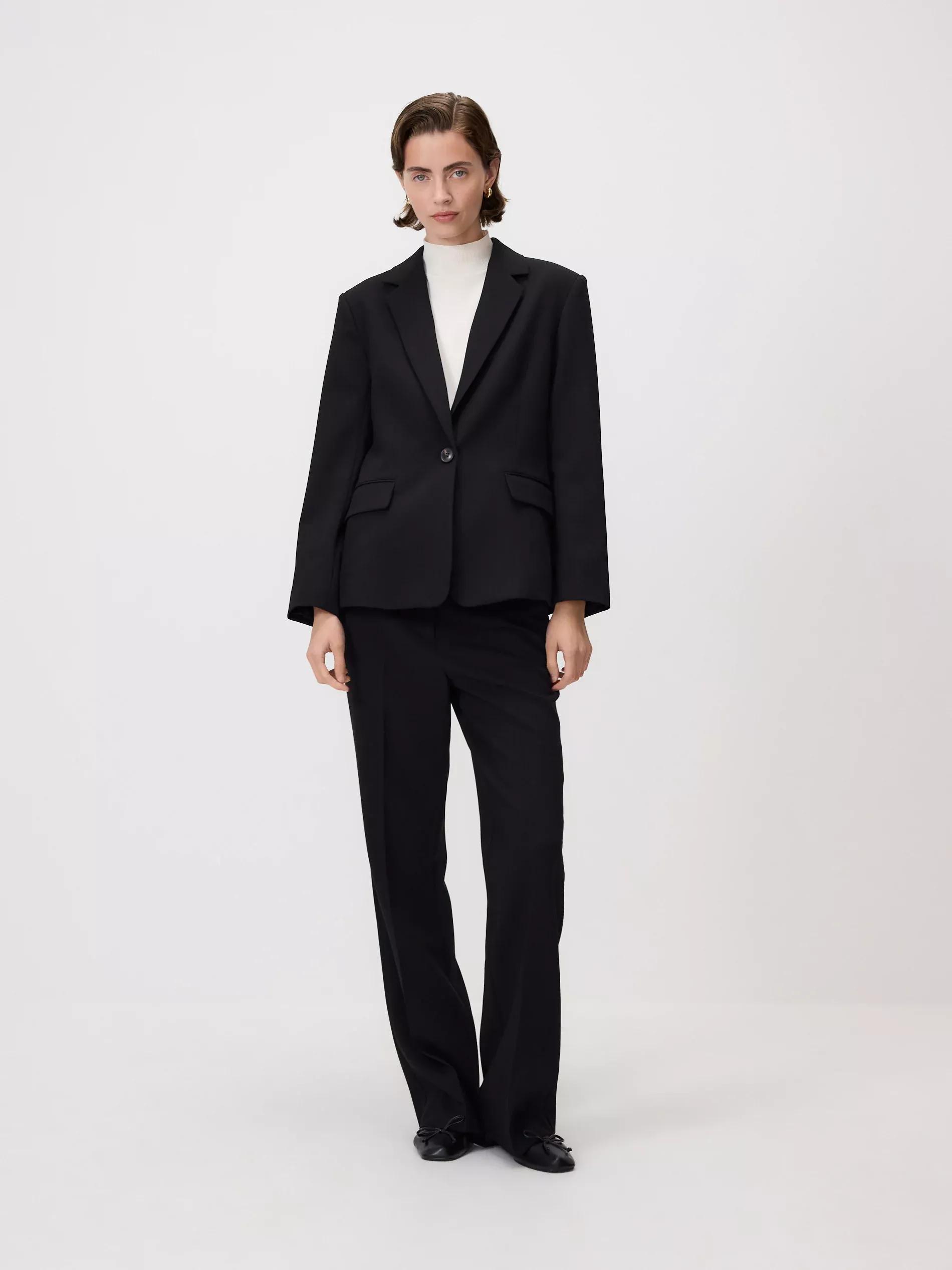 BLACK Single-breasted blazer, Black, large image number 3