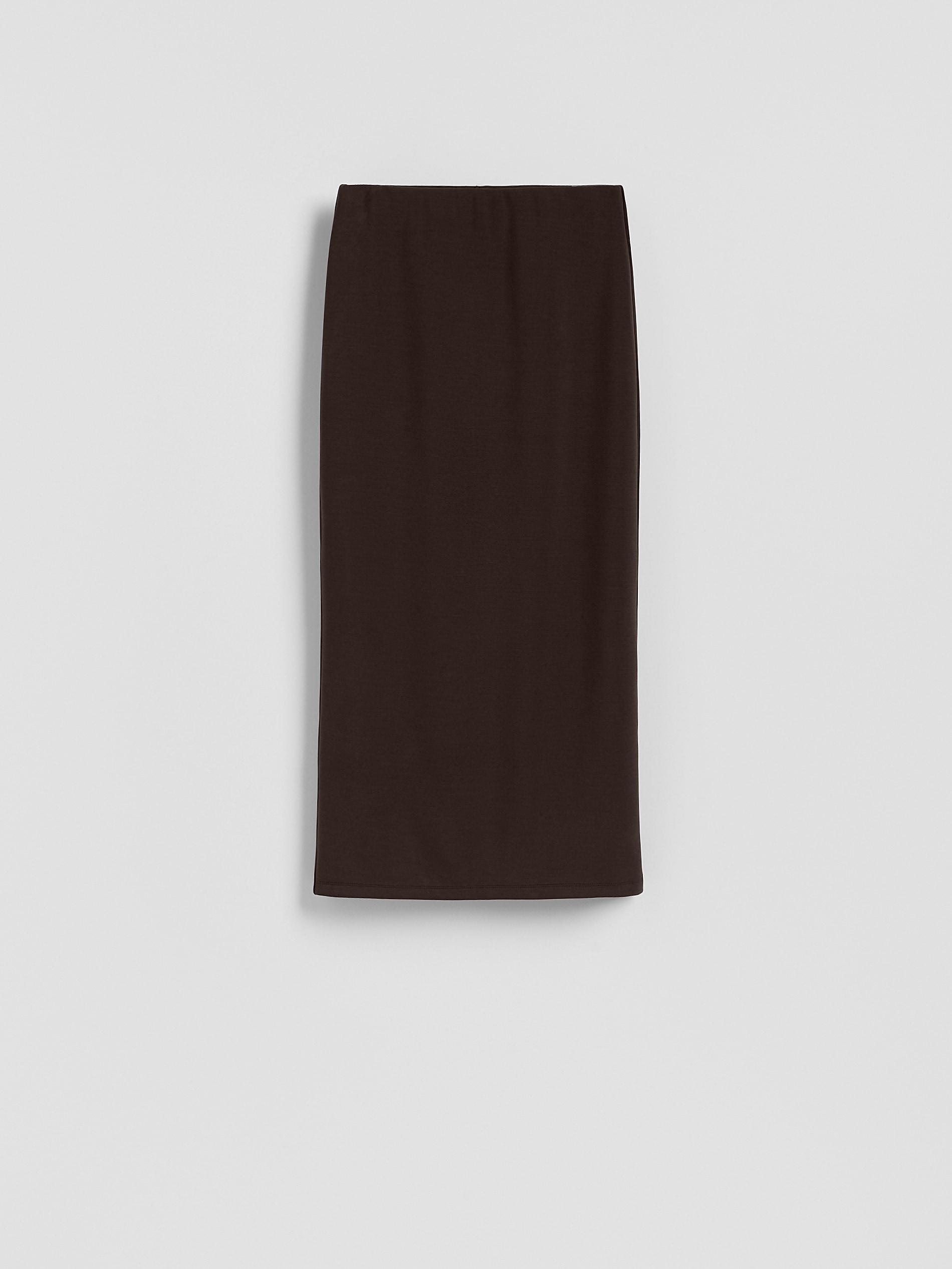 Brown Modal Rich Midi Skirt, , large image number 3