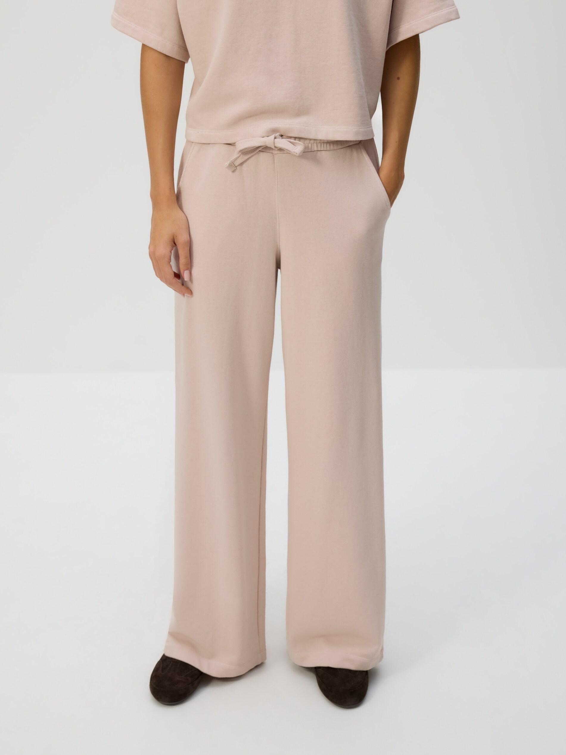 Pink Cotton Rich Sweatpants, Pink, large image number 1