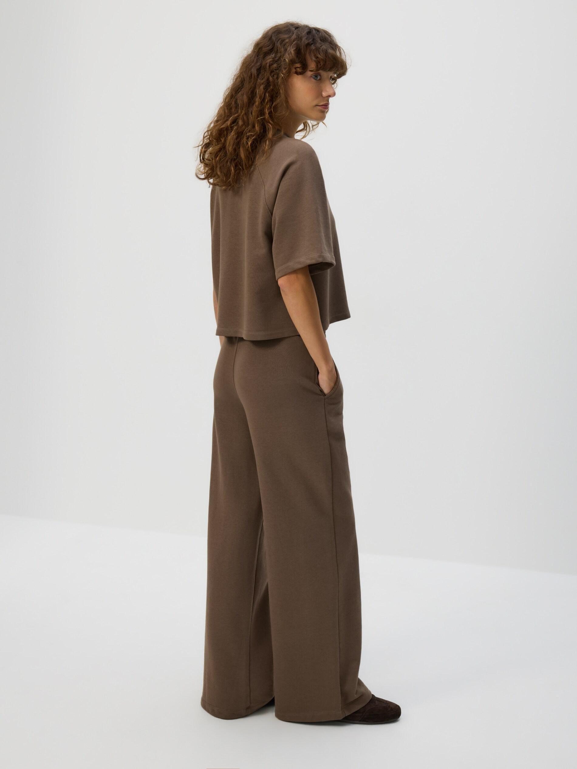 Coffee Cotton Rich Sweatpants, Brown, large image number 2