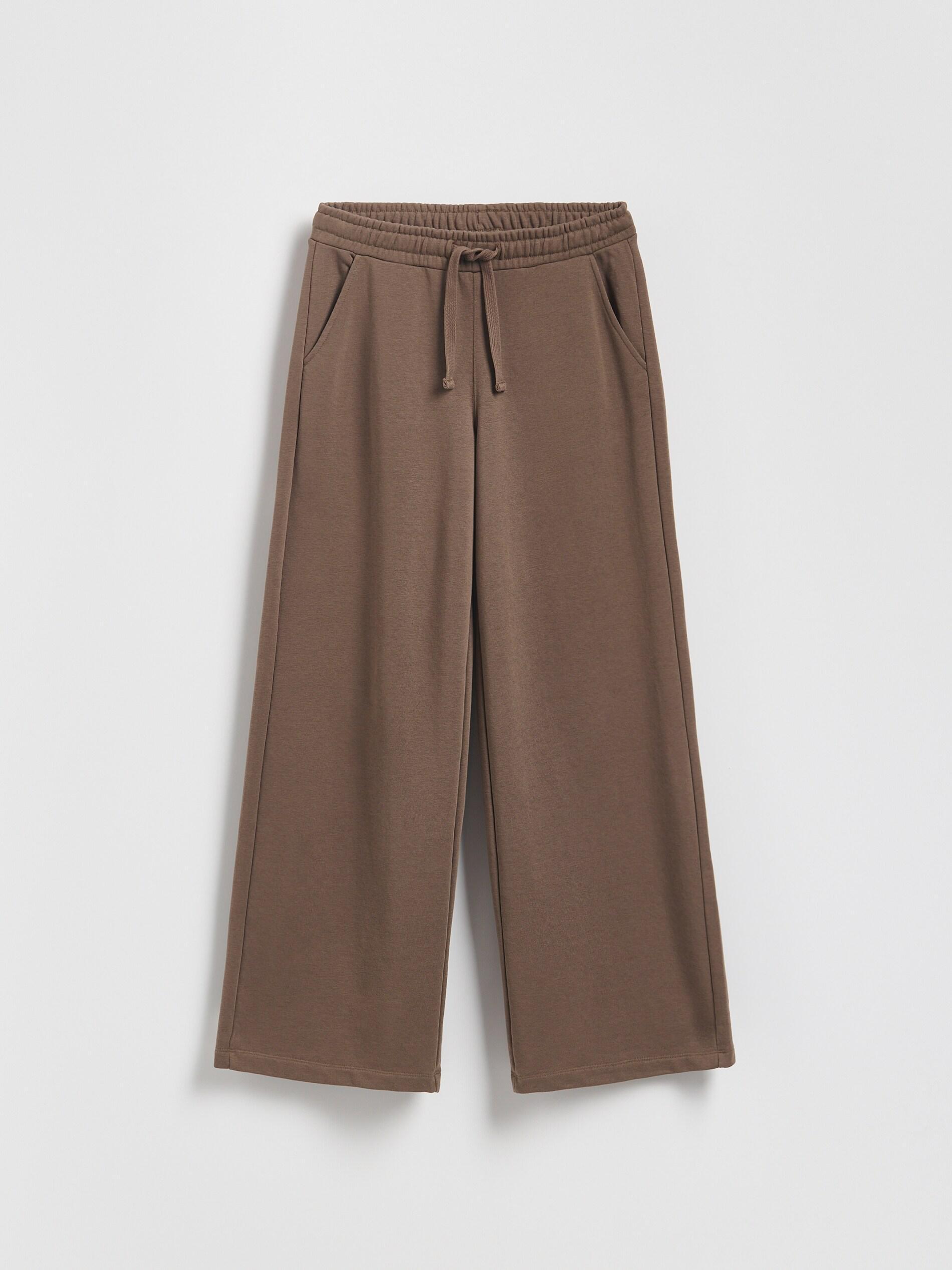 Coffee Cotton Rich Sweatpants, Brown, large image number 3