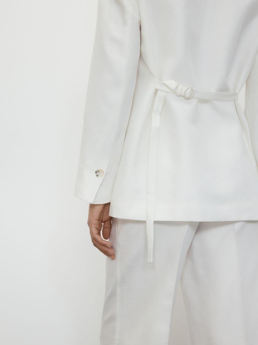 Cream Blazers, Ivory, large image number 2