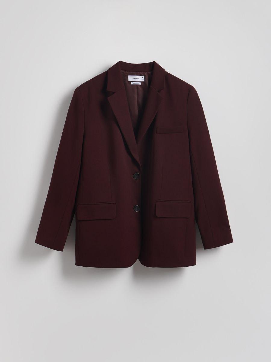Black Single-Breasted Oversized Blazer, , large image number 5
