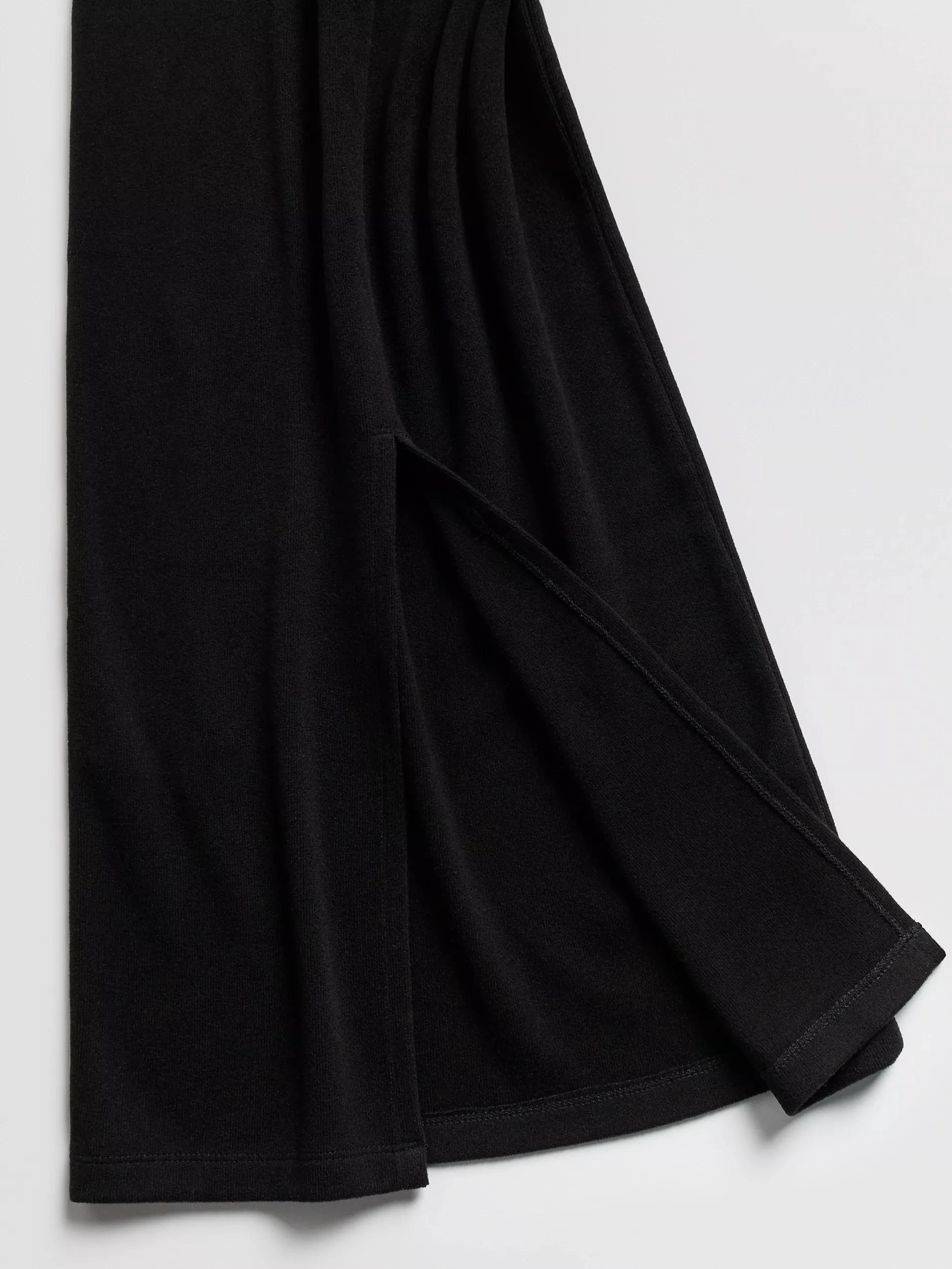BLACK Fitted midi skirt, Black, large image number 4