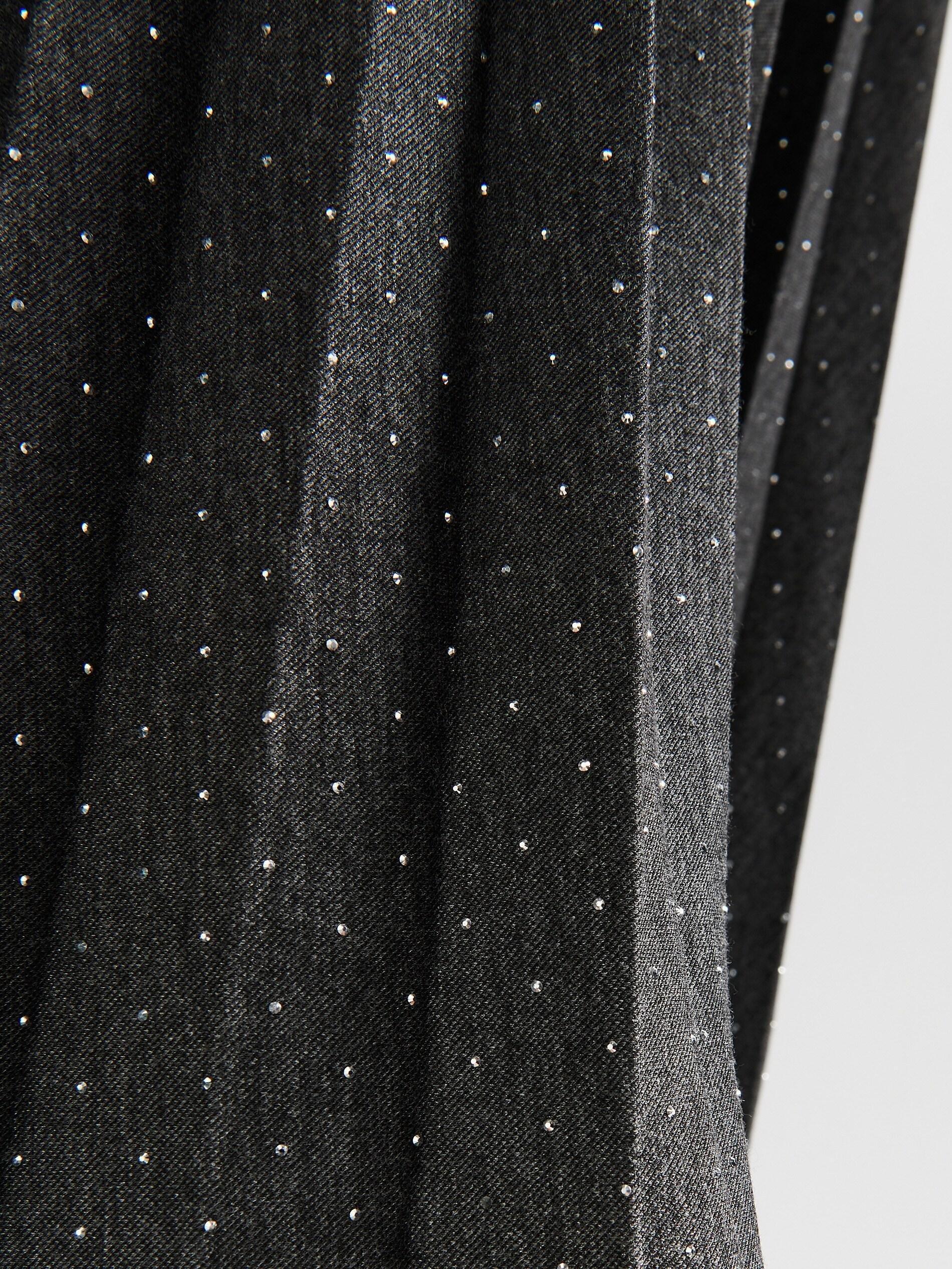 Grey Skirt With Applique, Grey, large image number 1