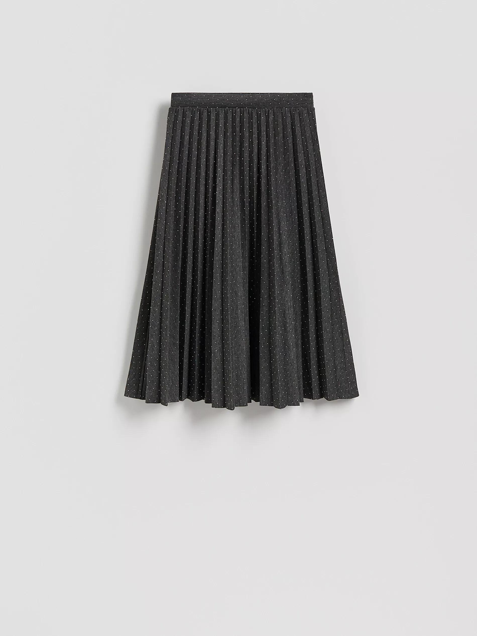 Grey Skirt With Applique, Grey, large image number 4