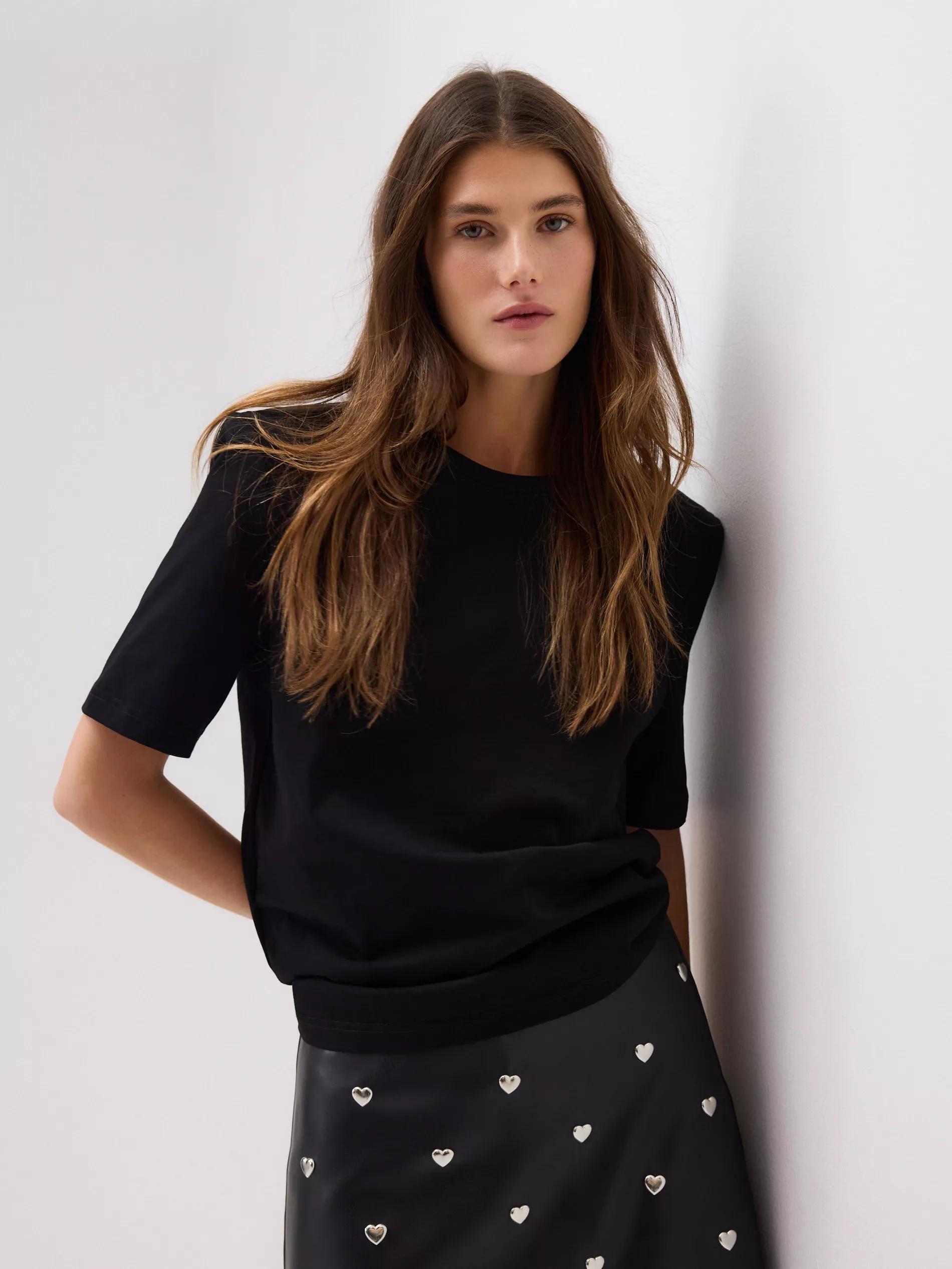 Black Skirt, Black, medium