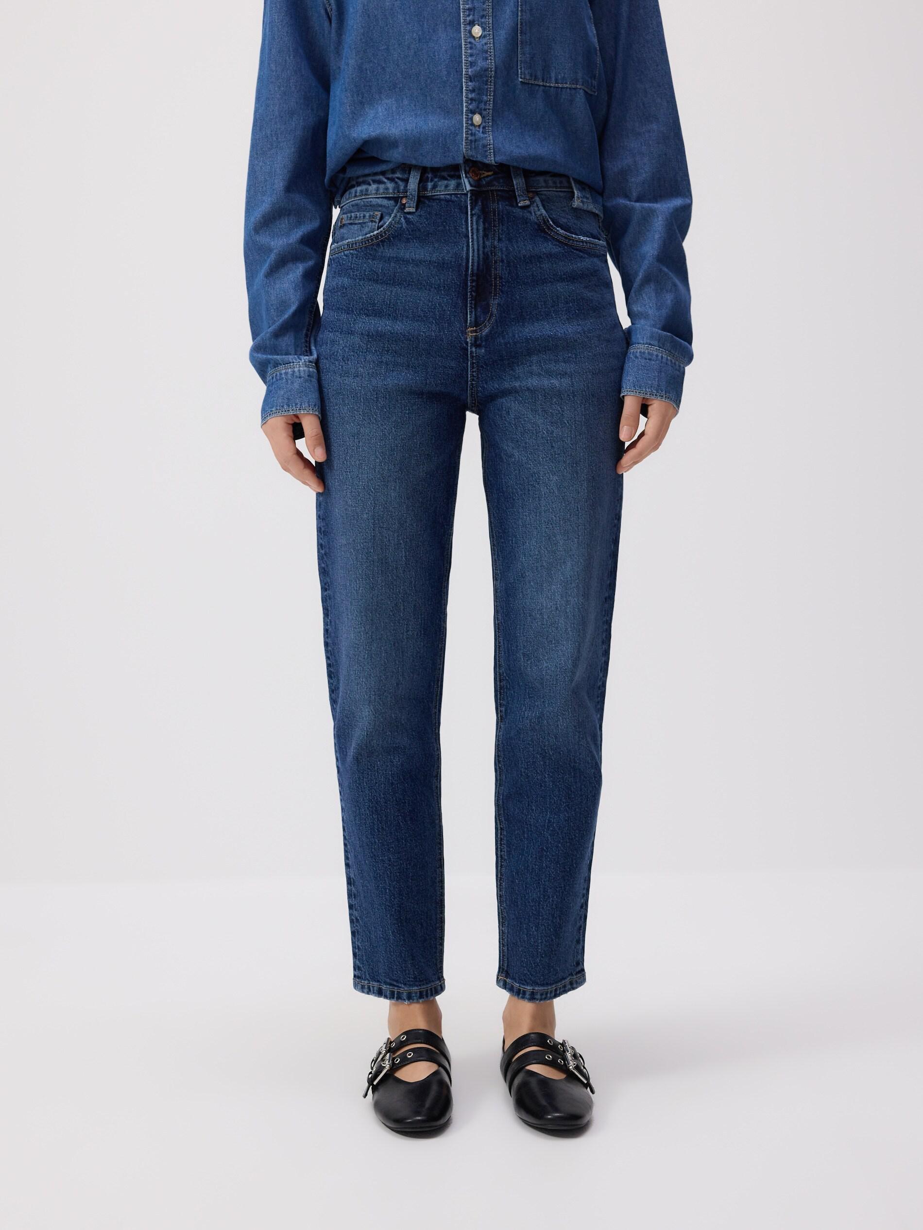 Navy Jeans Trousers, Navy, large image number 0