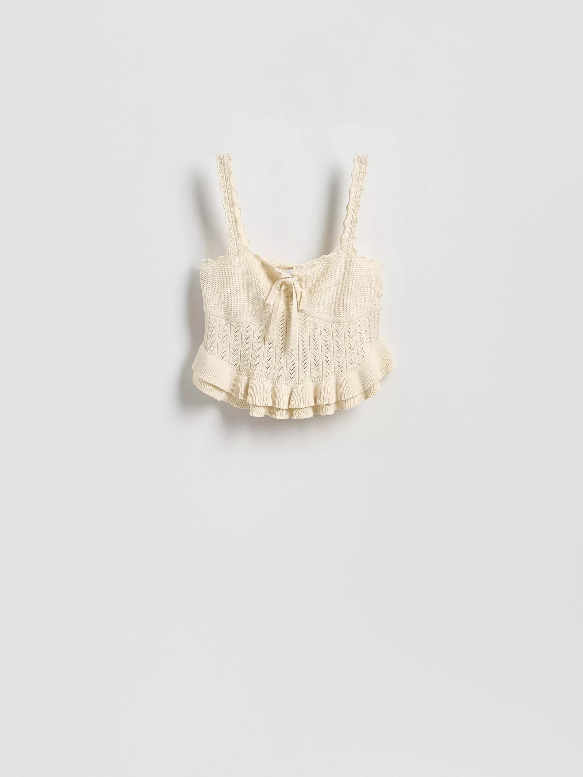 NUDE Crocheted camisole top, , large image number 0