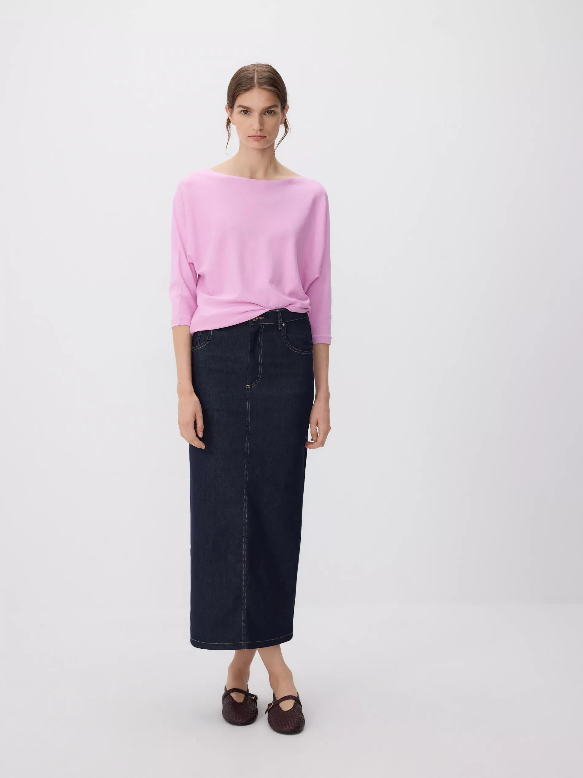 Pink Sweater With Viscose Blend, Pink, medium