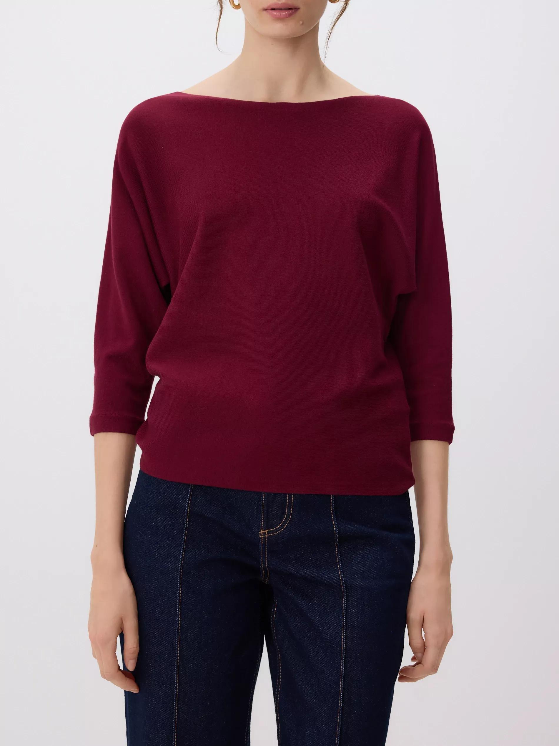 Maroon Sweater With Viscose Blend, , large image number 0