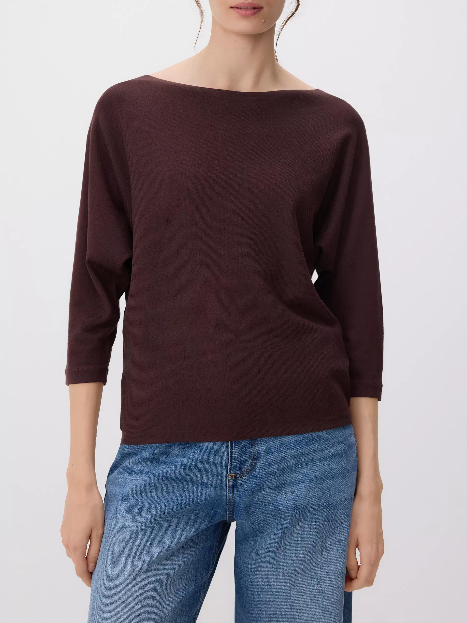 Brown Sweater With Viscose Blend, , large image number 1