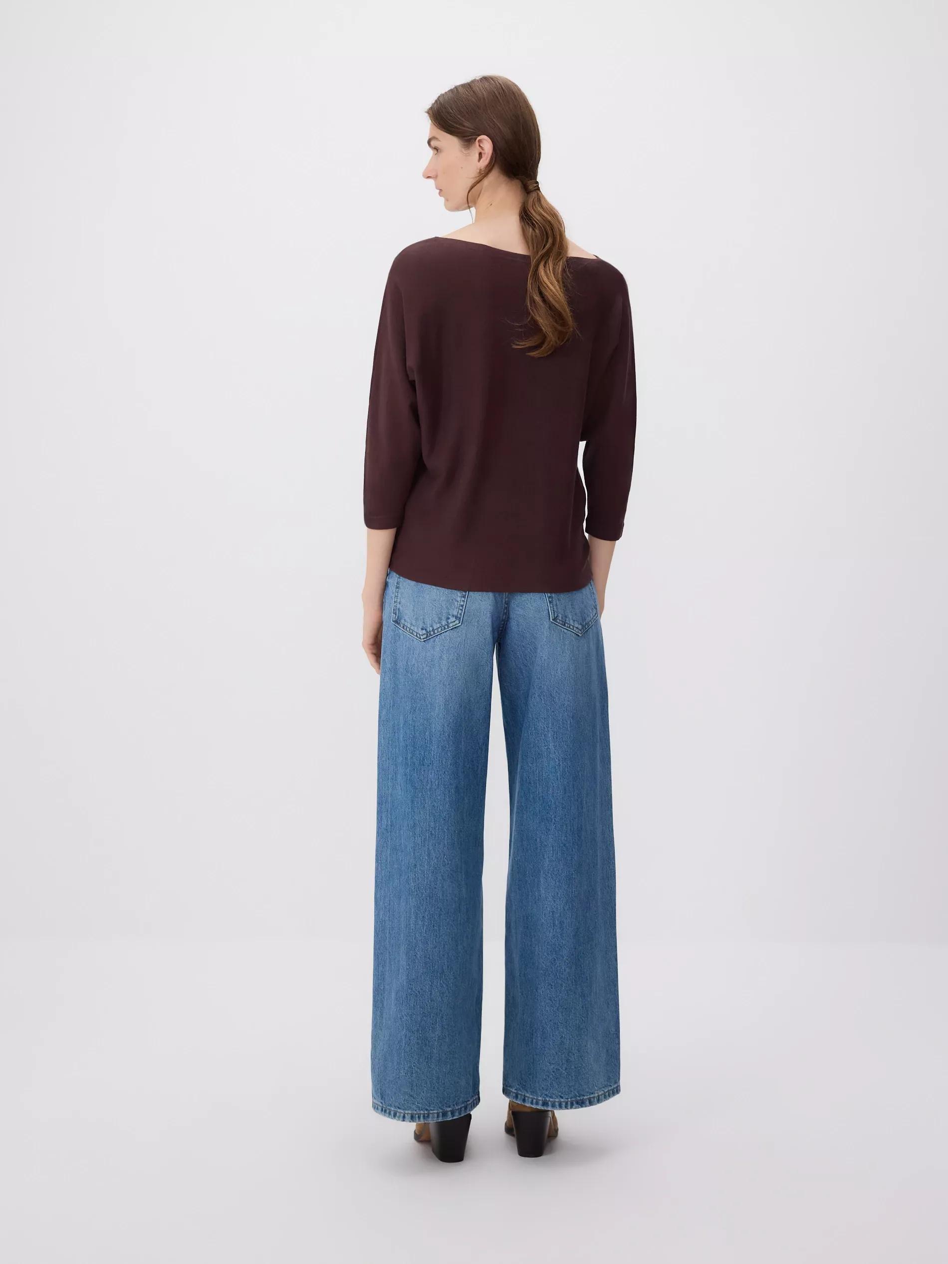 Brown Sweater With Viscose Blend, , large image number 3