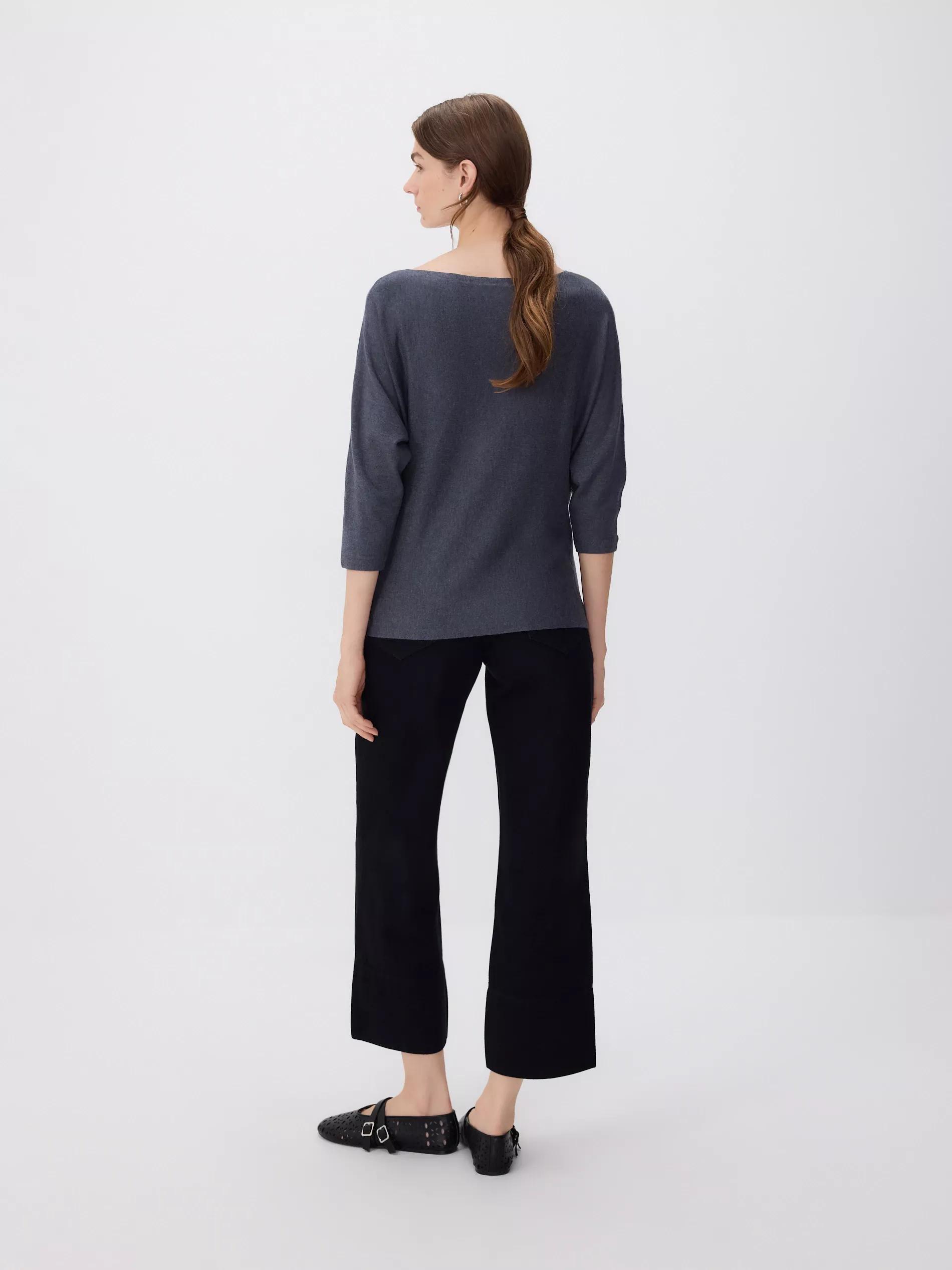 Grey Sweater With Viscose Blend, , large image number 3