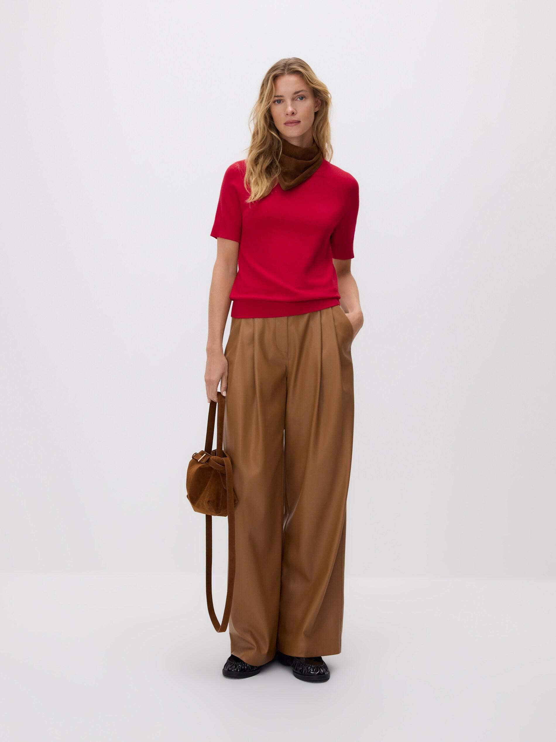 Red Plain Jumper, Red, large image number 3