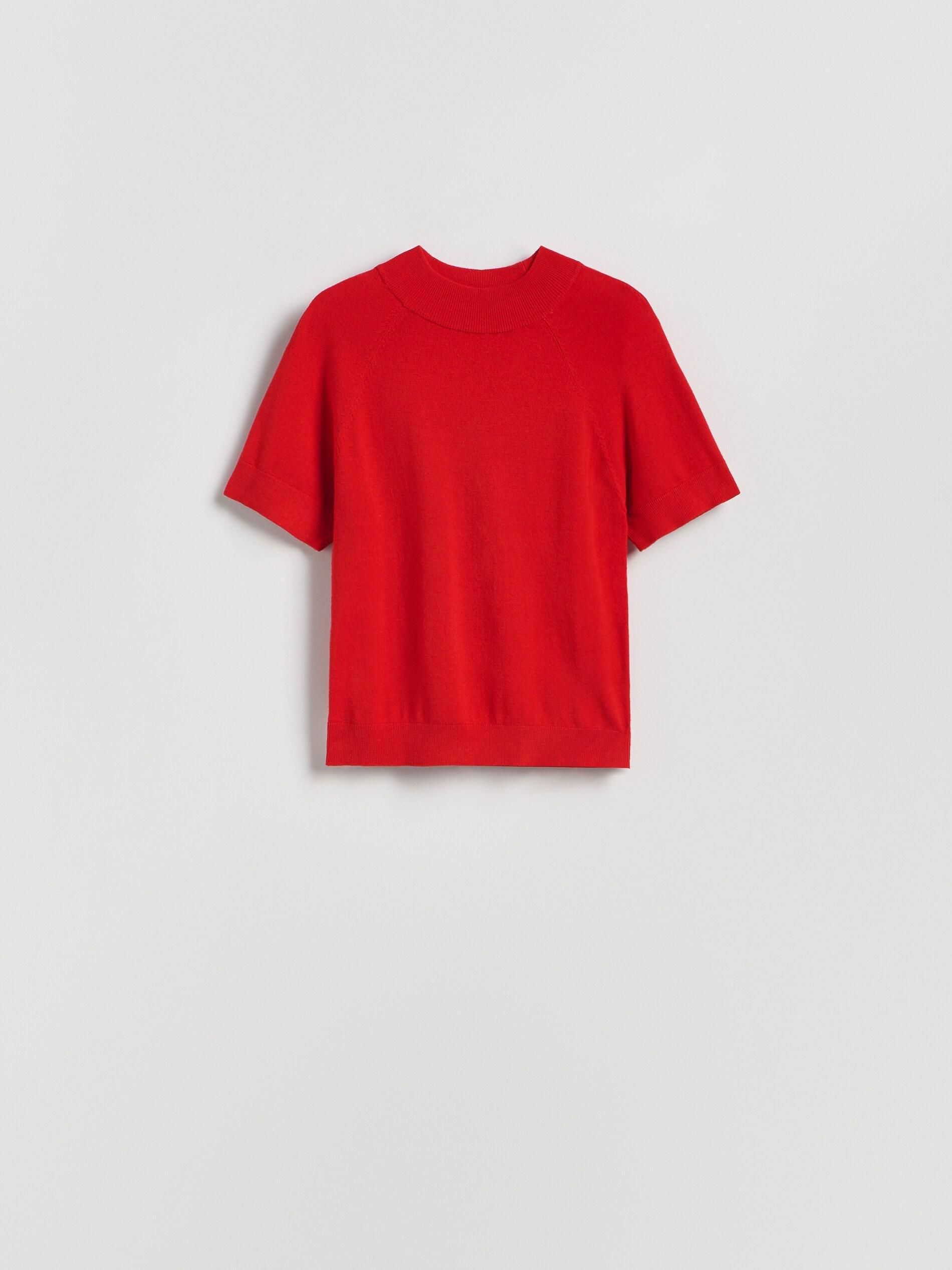 Red Plain Jumper, Red, large image number 4