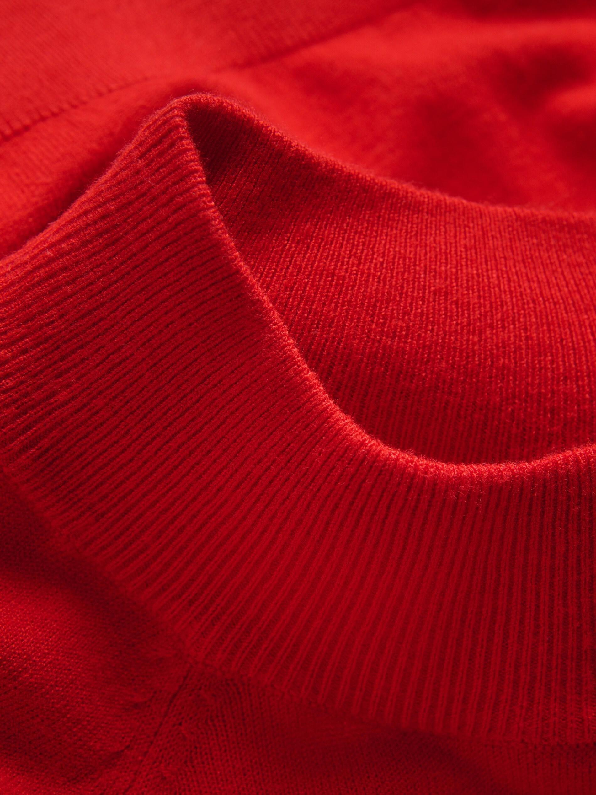 Red Plain Jumper, Red, large image number 5