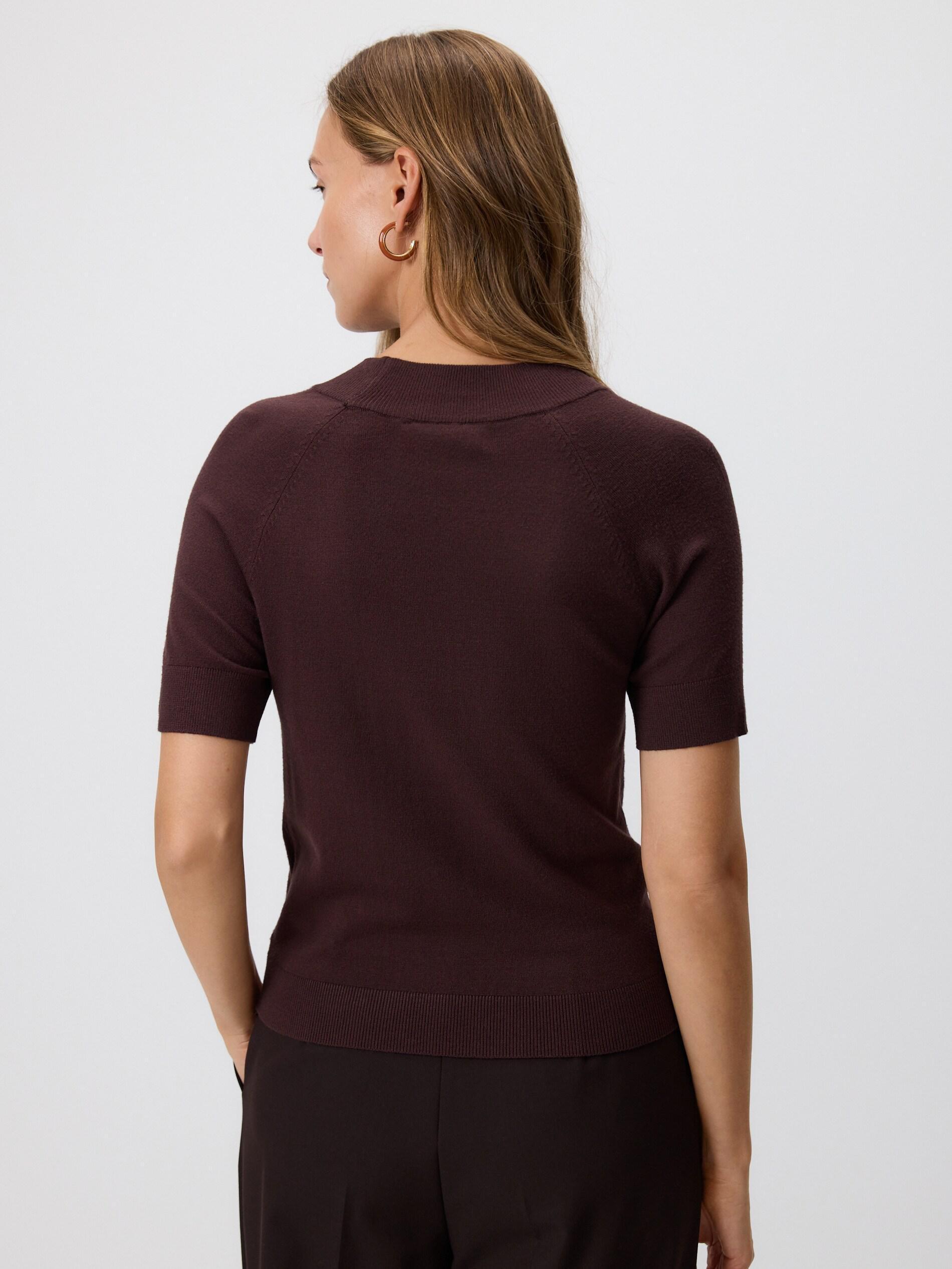 Brown Plain Jumper, Brown, large image number 3
