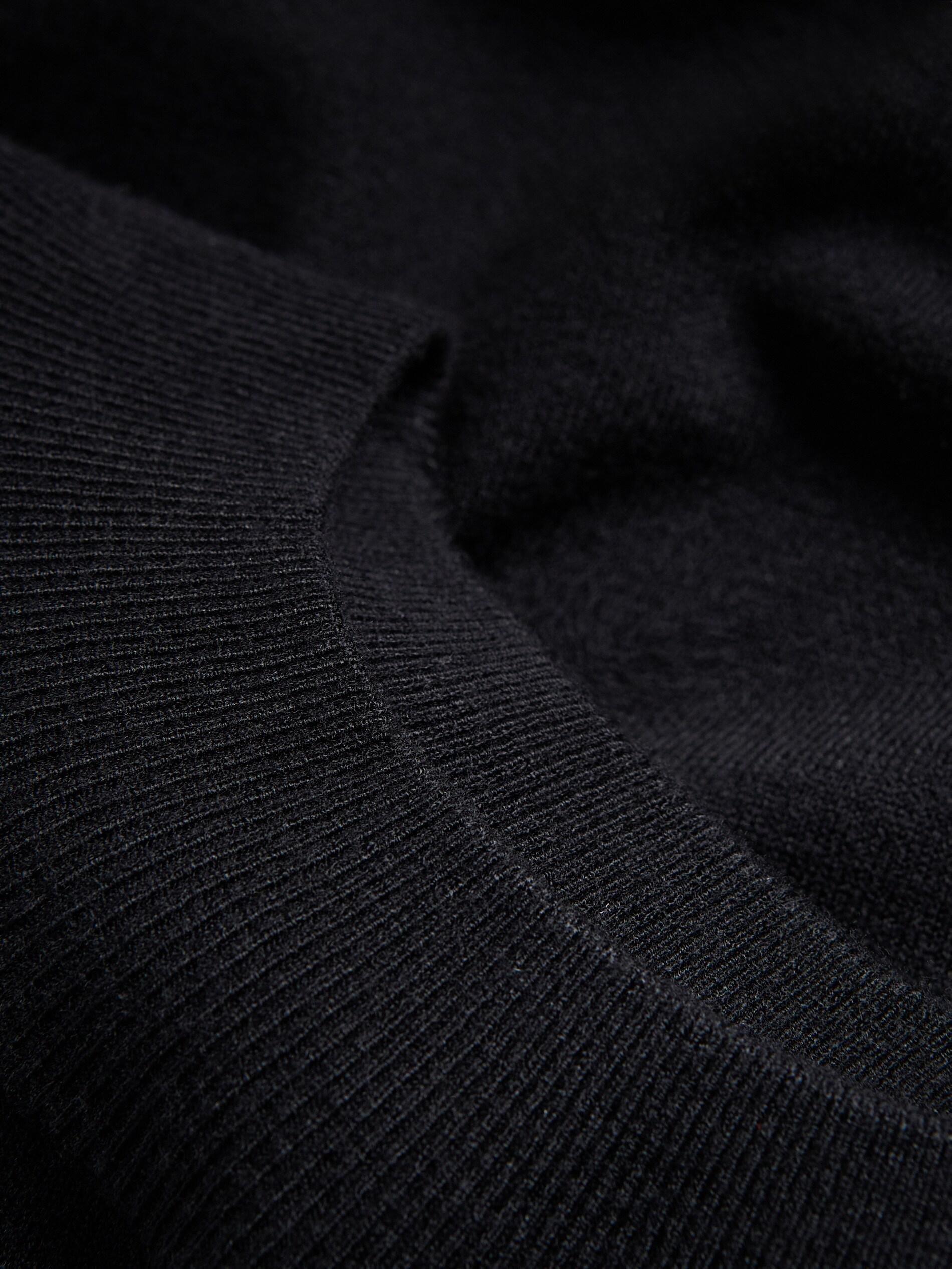 Black Plain Jumper, Black, large image number 5