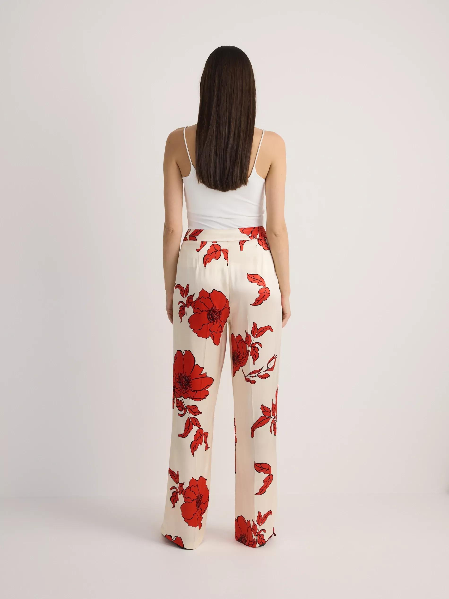 Multicolour Patterned Trousers, Multicolor, large image number 3