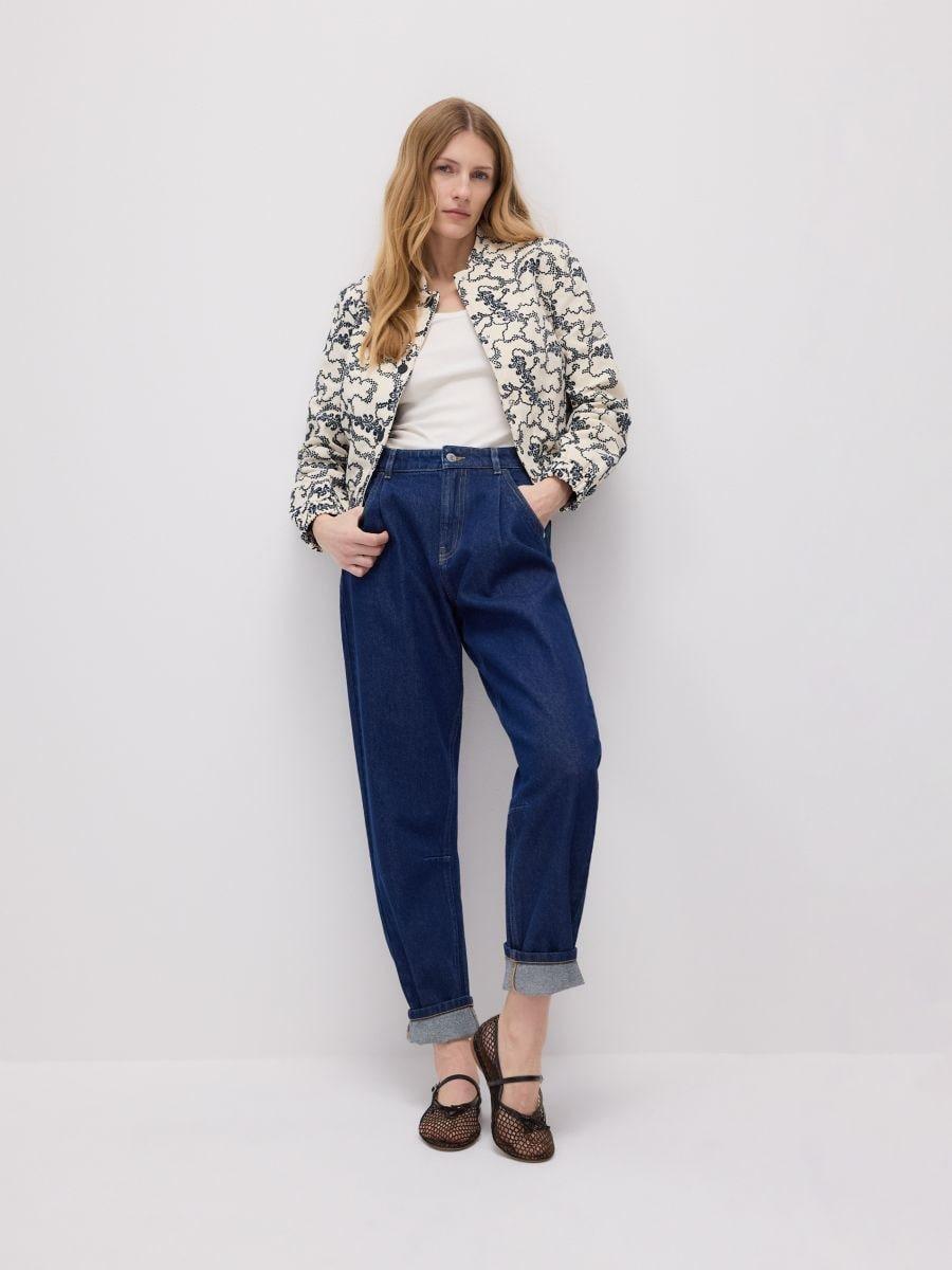 Navy Jeans Trousers, , large image number 1