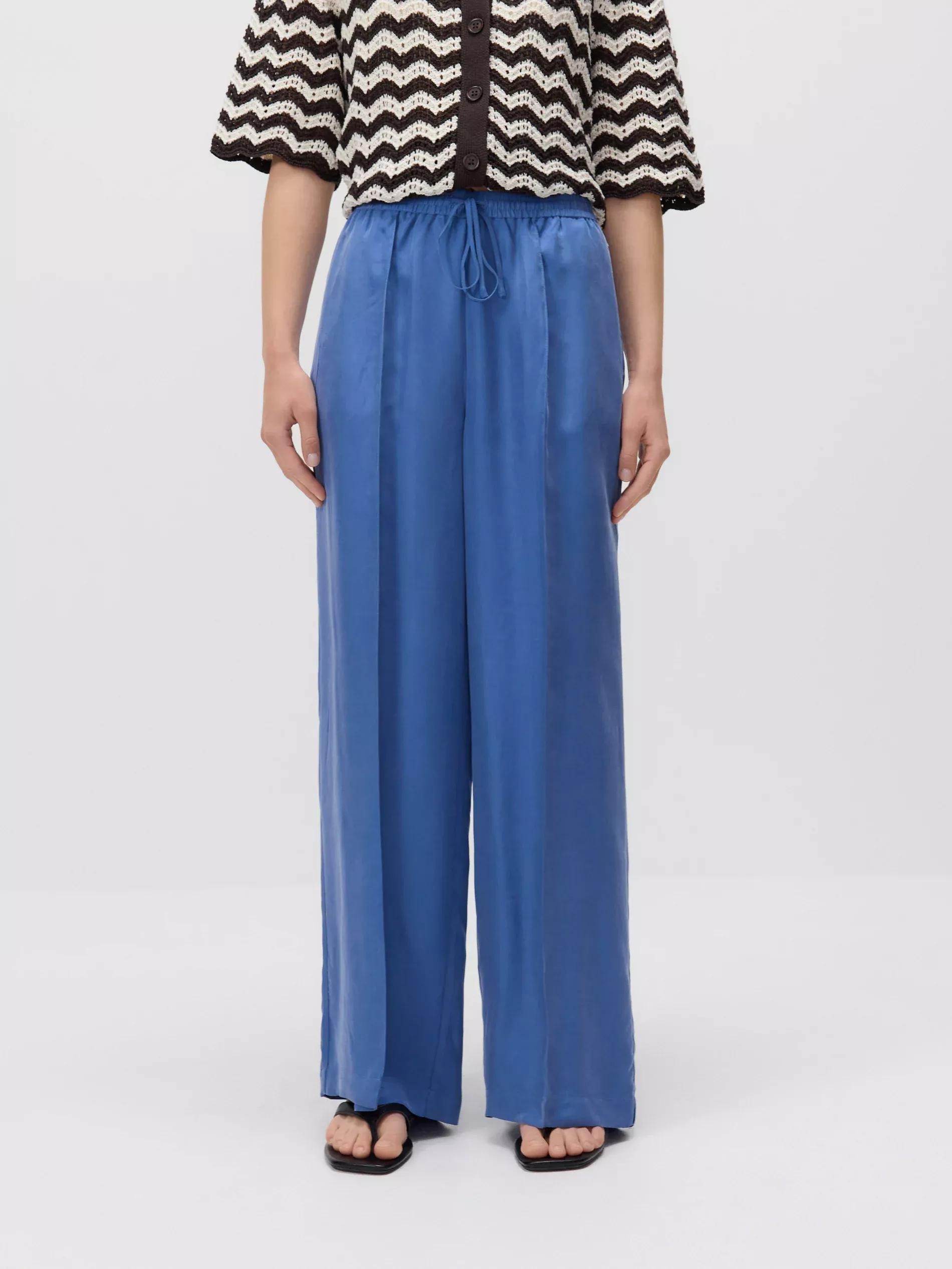 Blue Trousers, Blue, medium