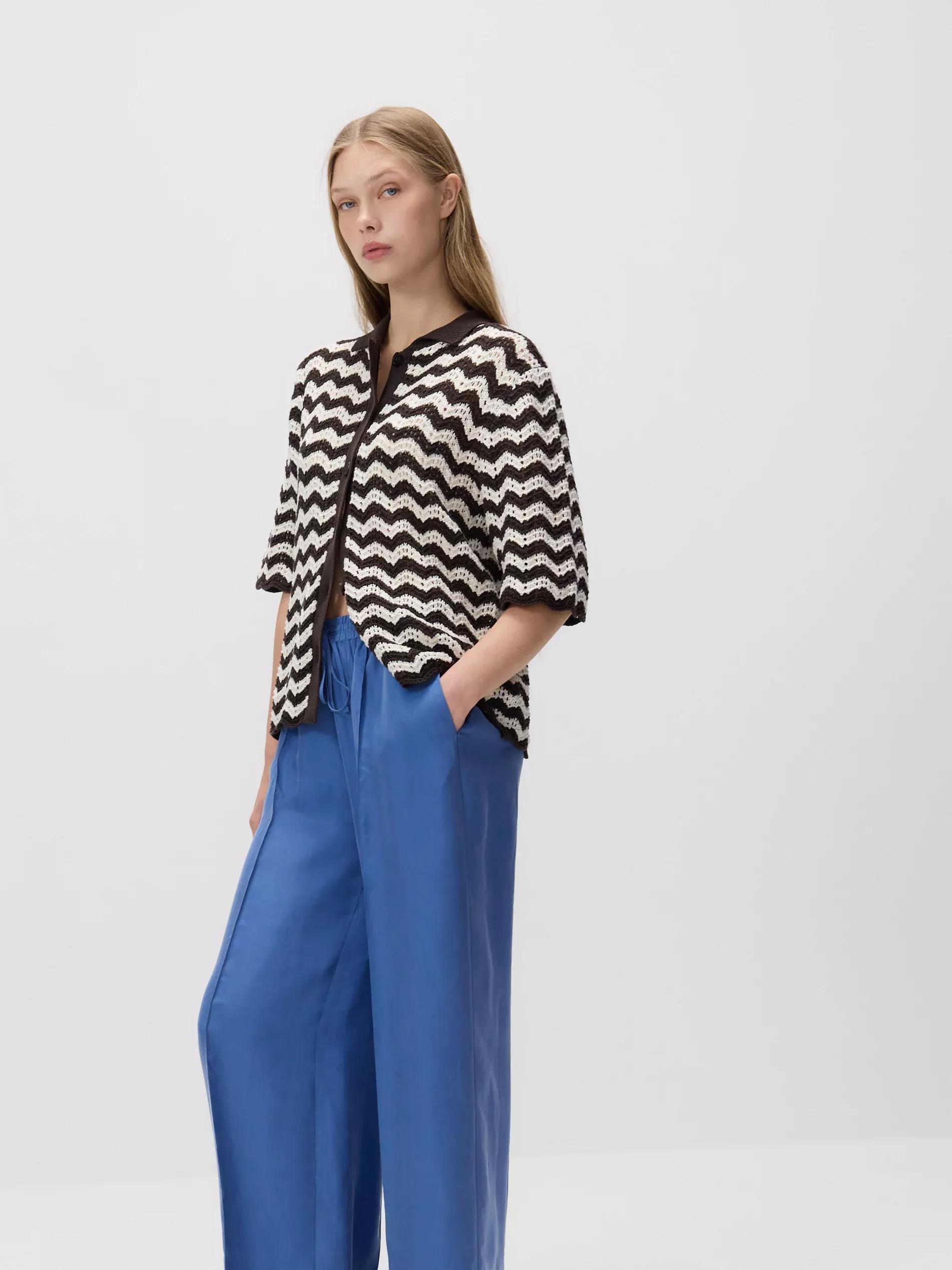 Blue Trousers, Blue, medium