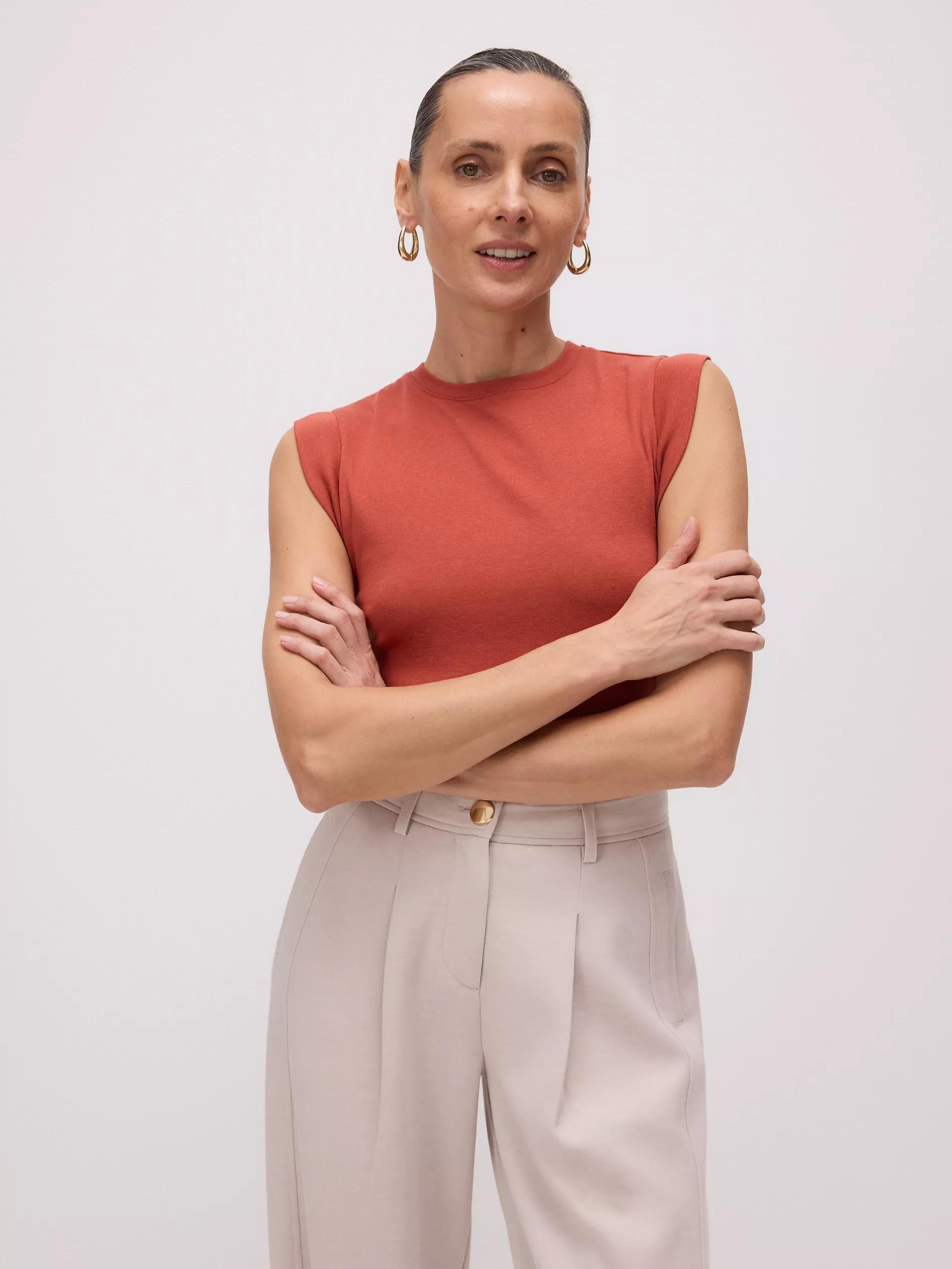 Beige Trousers, Ivory, large image number 2