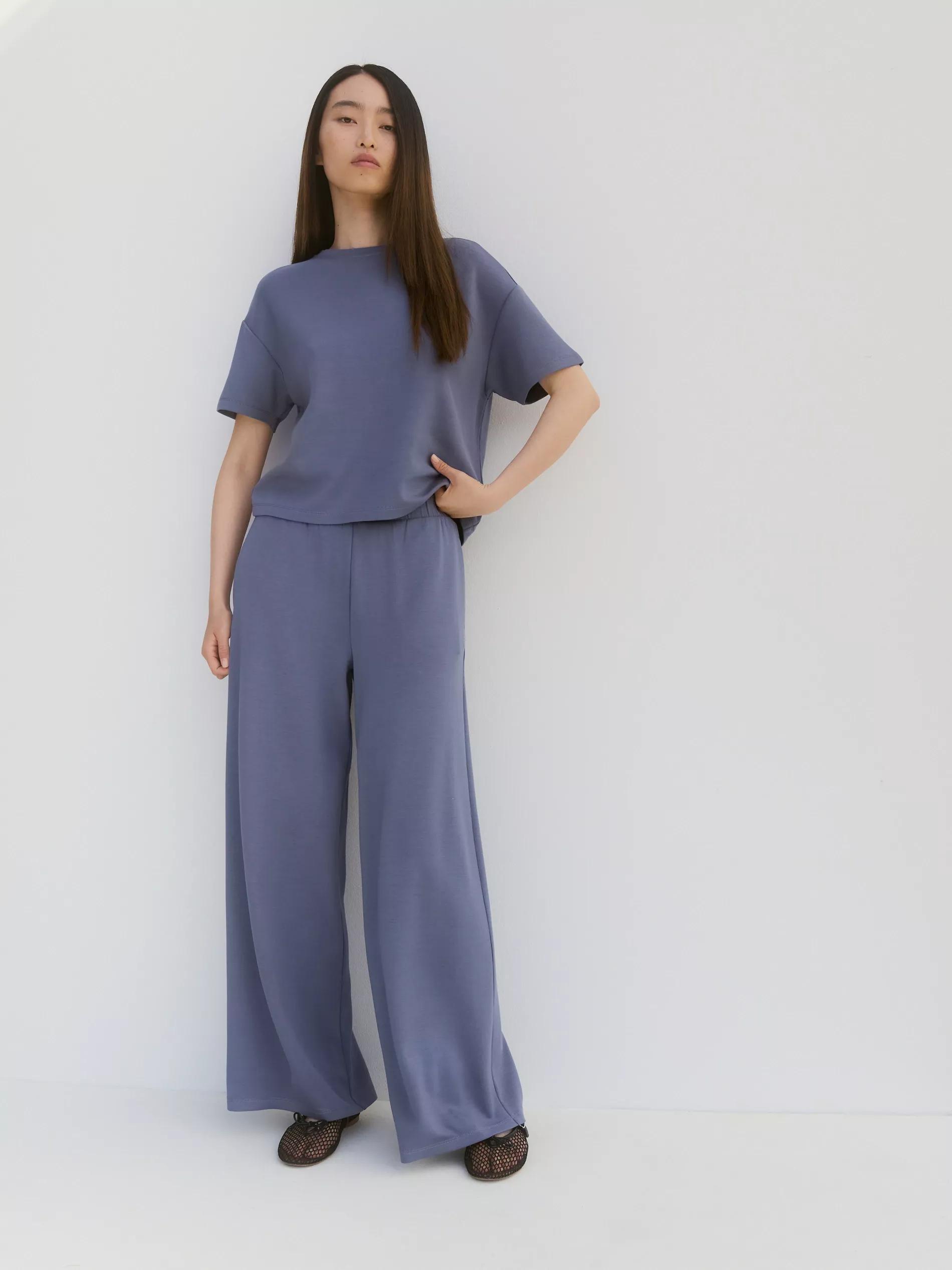 LIGHT BLUE LADIES` TROUSERS, , large image number 1
