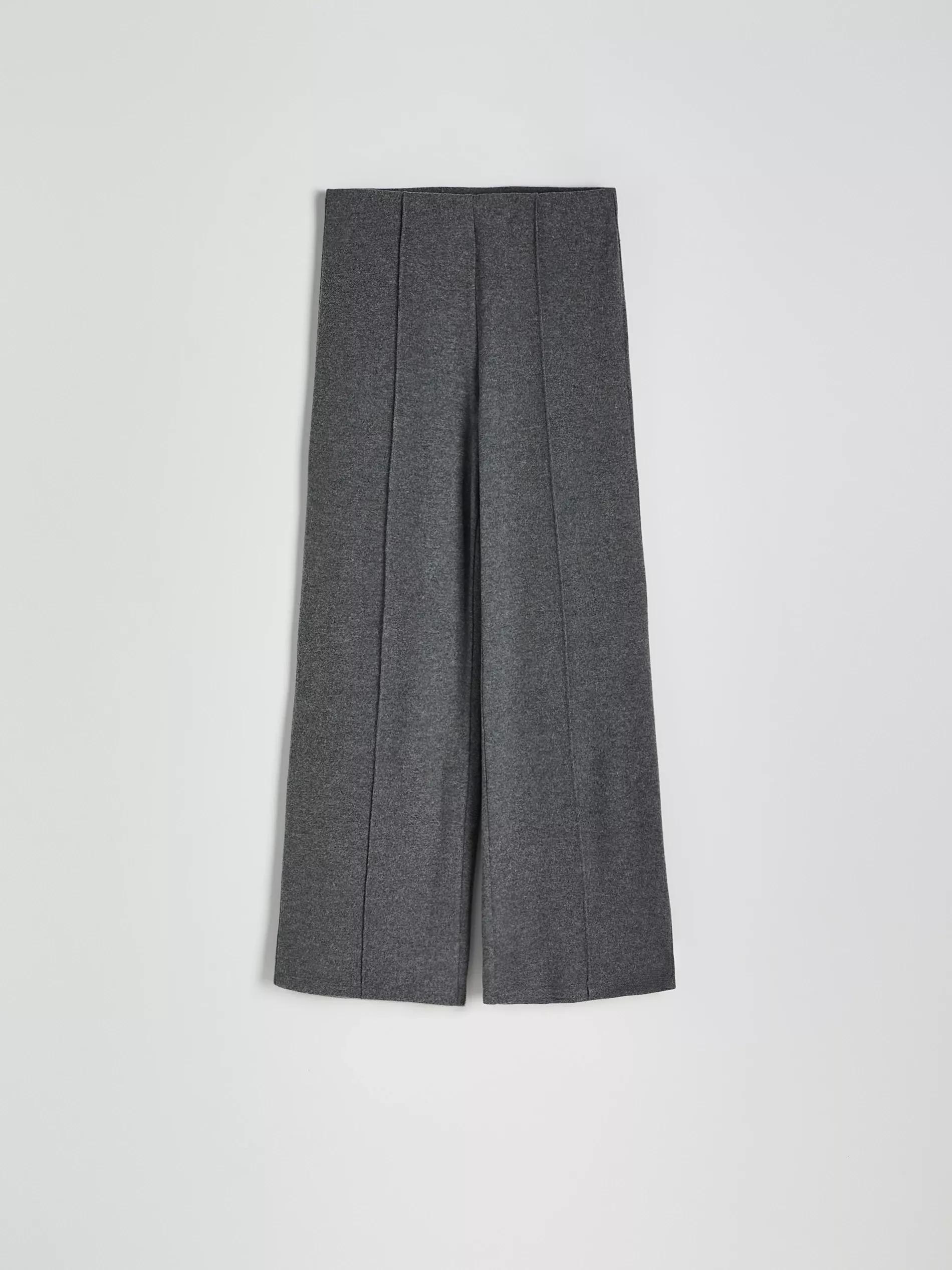 Grey Checked Formal Long Trousers, , large image number 4