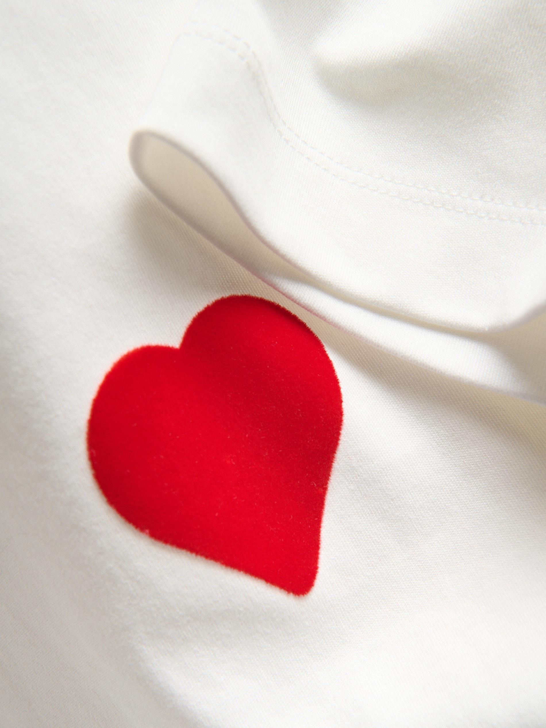 Cream Padded Shoulder T-Shirt, , large image number 5