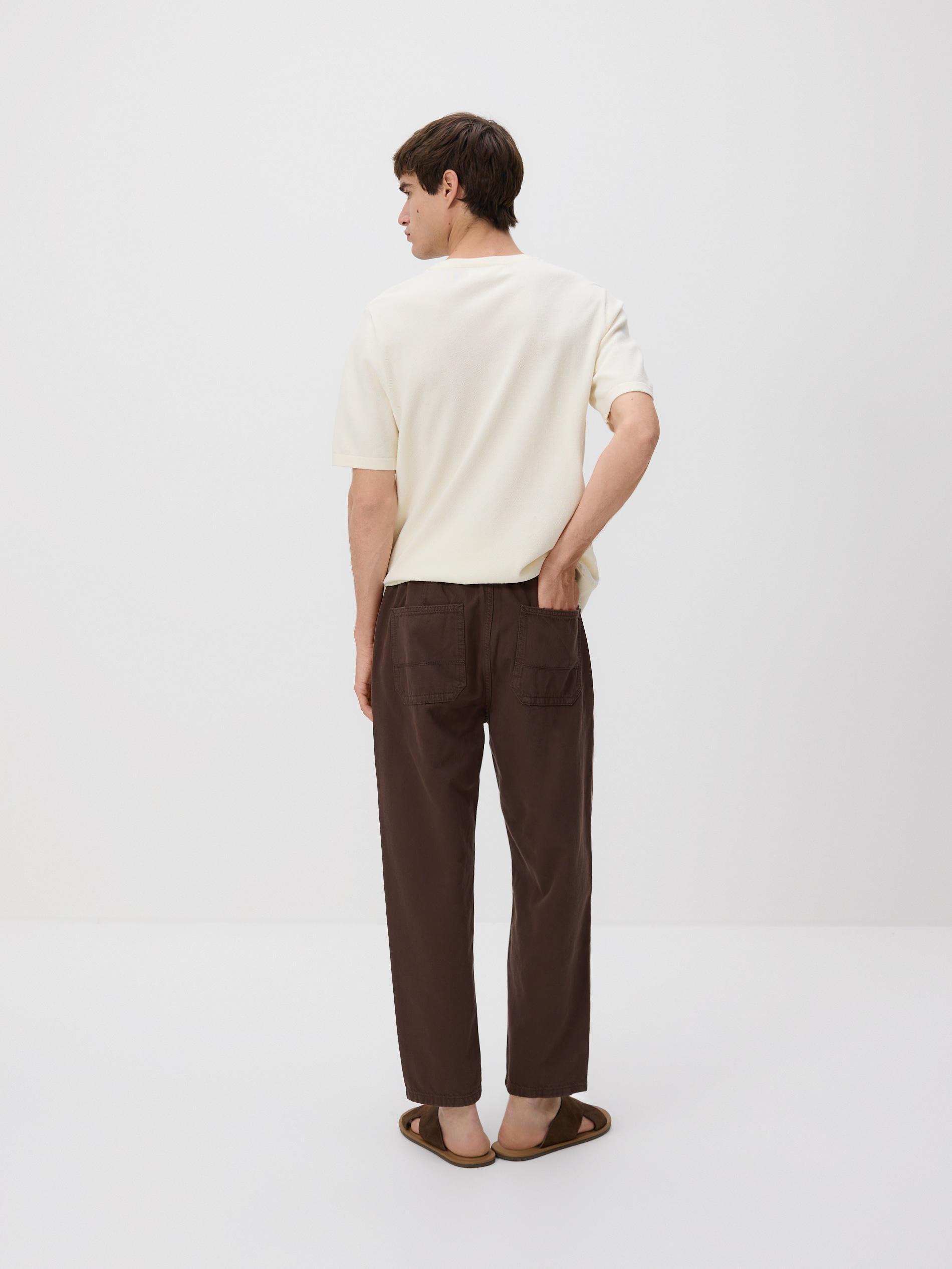 Brown Jogger Fit Jeans, 7401_89J, medium