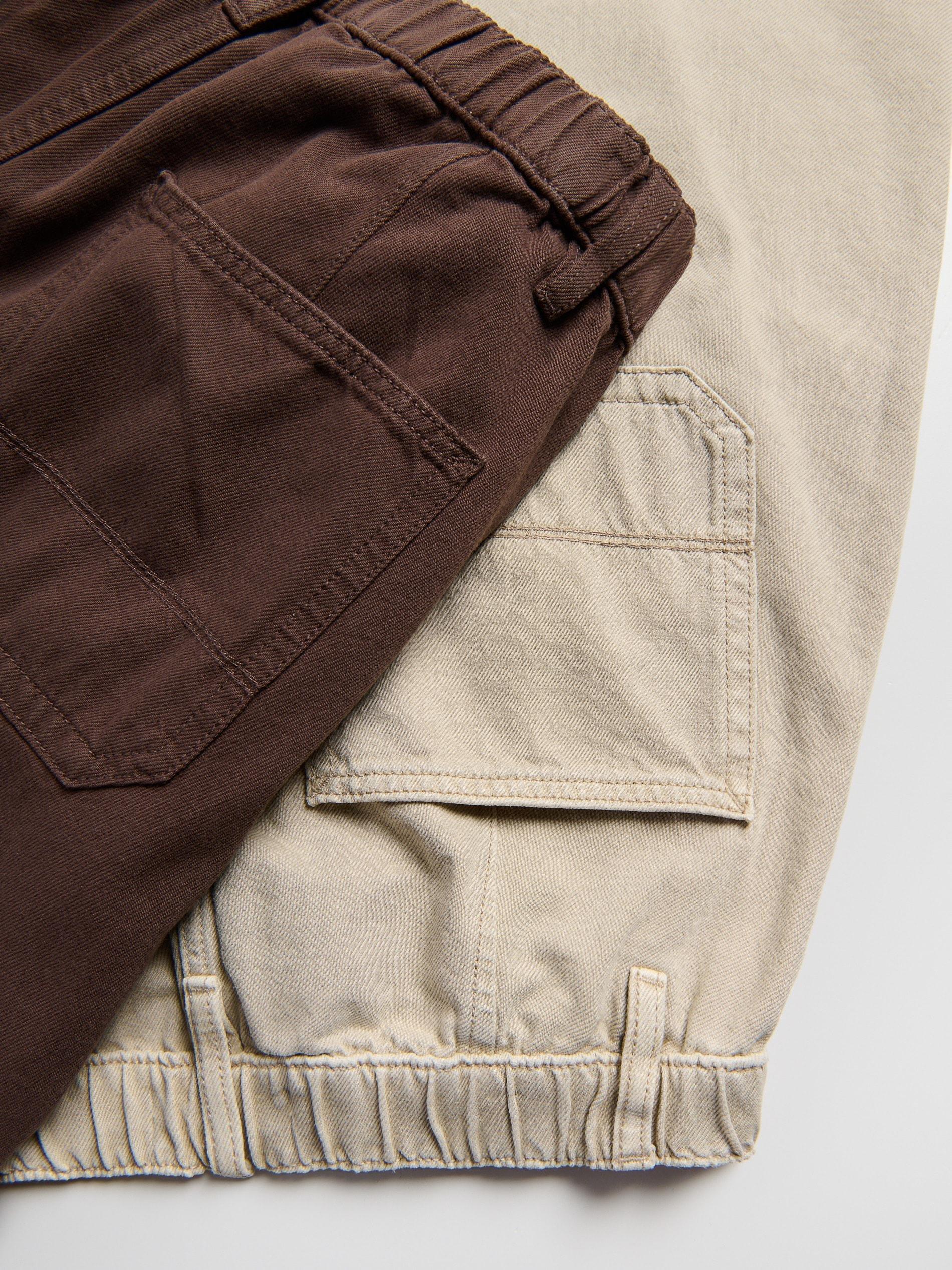 Brown Jogger Fit Jeans, 7401_89J, large image number 5