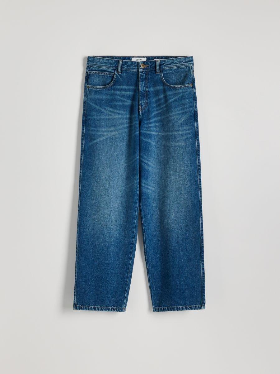 Blue Baggy Jeans With Washed Effect, , large image number 5
