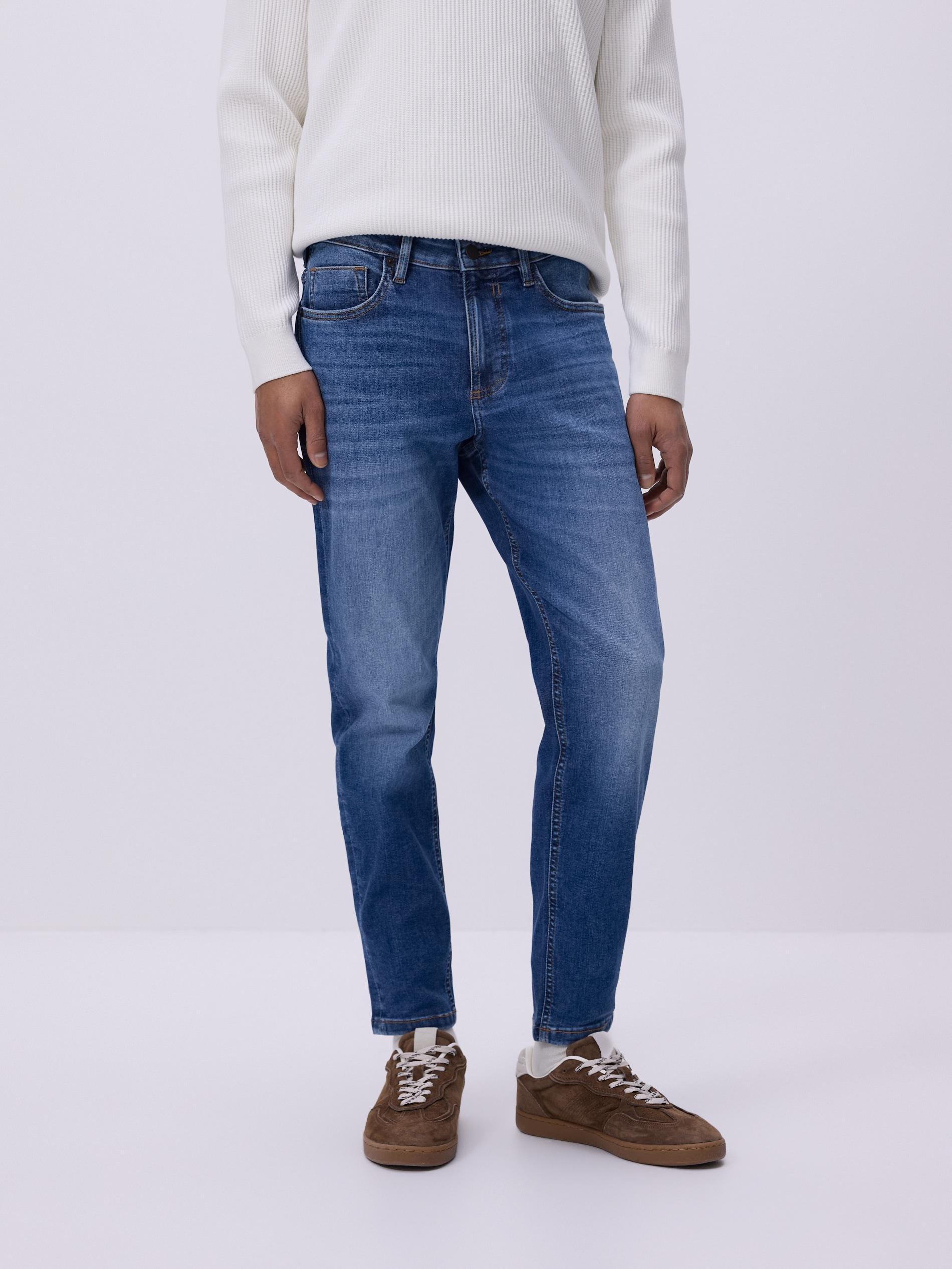 Blue Jeans Skinny Jeans With Wash Effect, Blue, large image number 1