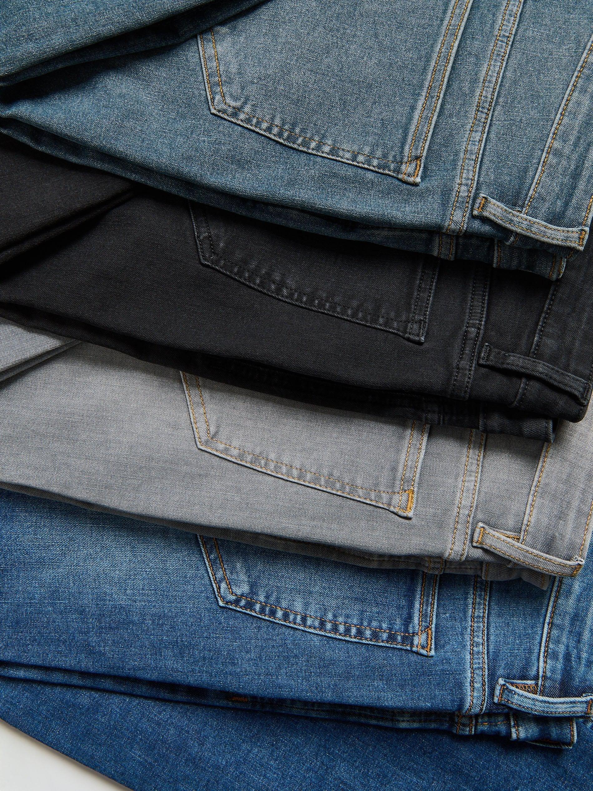 Blue Jeans Skinny Jeans With Wash Effect, Blue, large image number 4