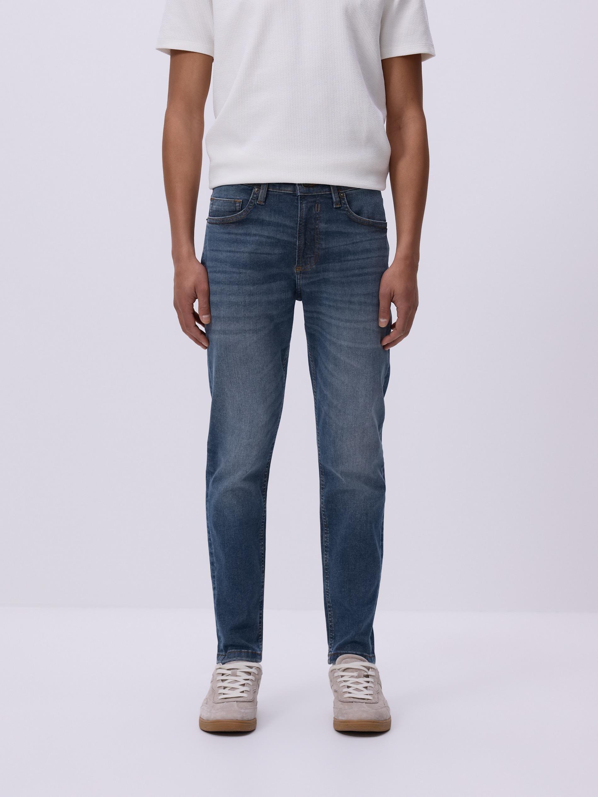 Blue Jeans Skinny Jeans With Wash Effect, Blue, large image number 1
