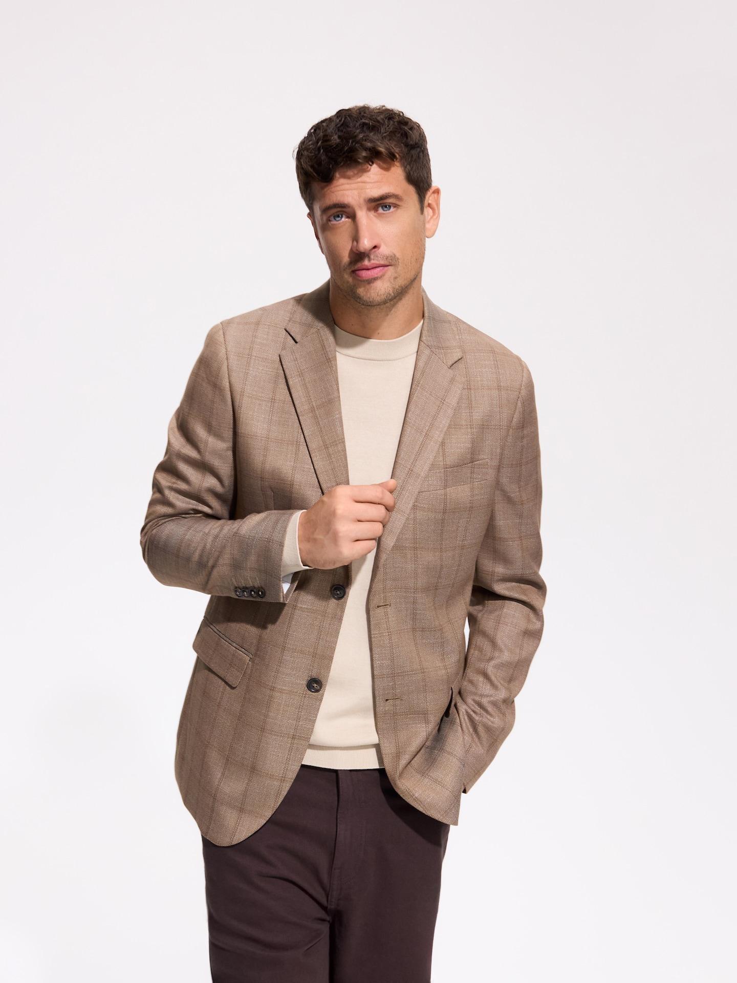 Beige Cotton Jumper, Beige, medium