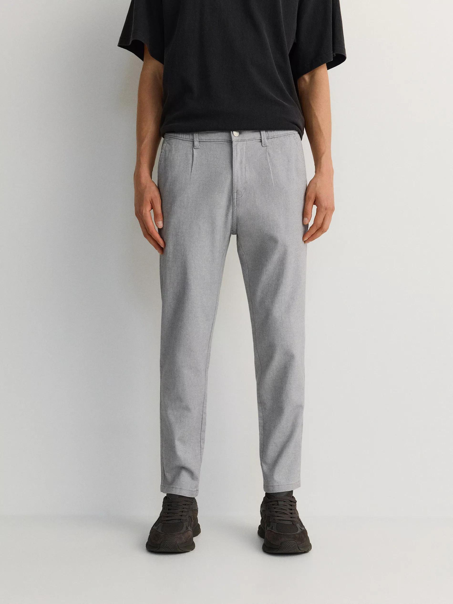 Grey Chino Trousers, , large image number 1