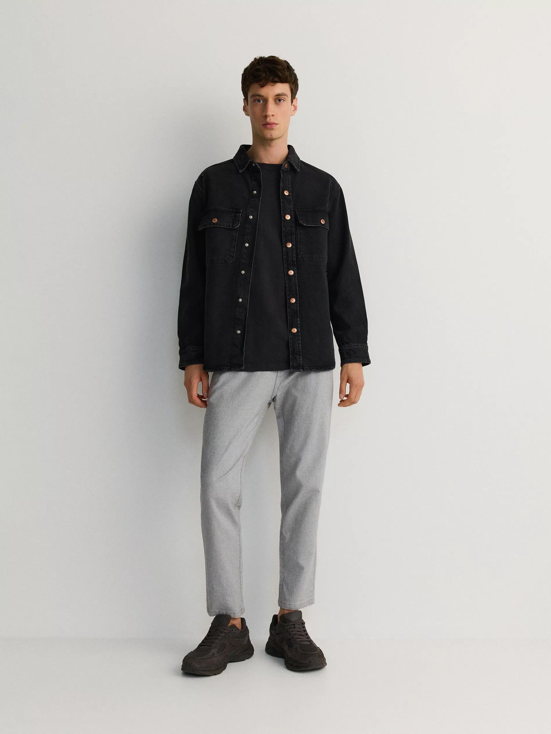 Grey Chino Trousers, , large image number 2